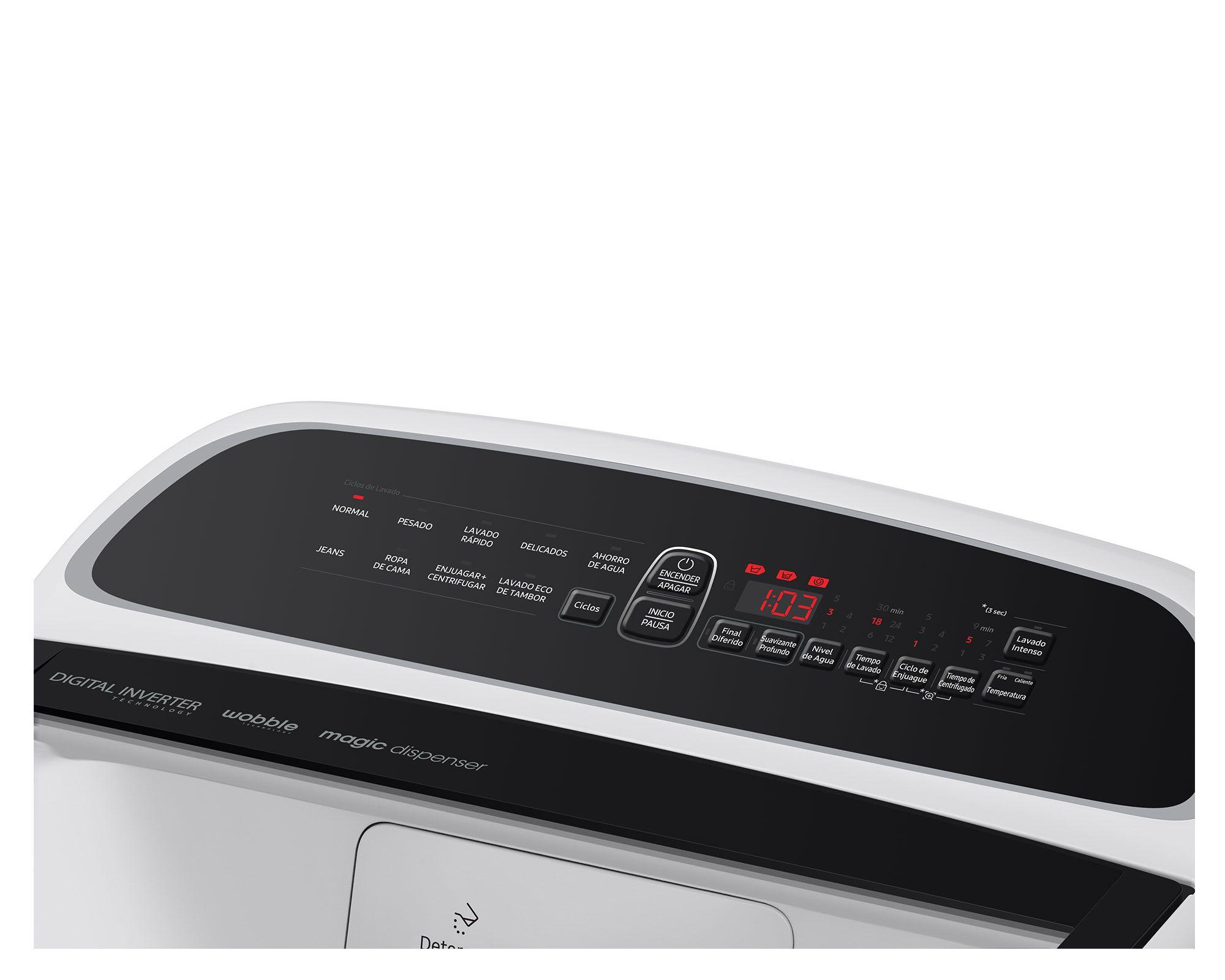 Lavadora carga superior 17 kg WA17T6260BW/ZS Samsung-8