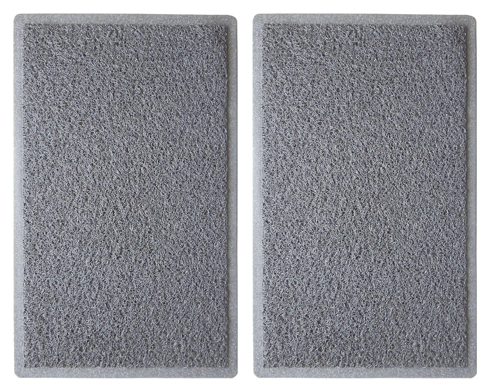Limpiapiés 40x60 cm Spaguetti gris 2 unidades Cotidiana-0