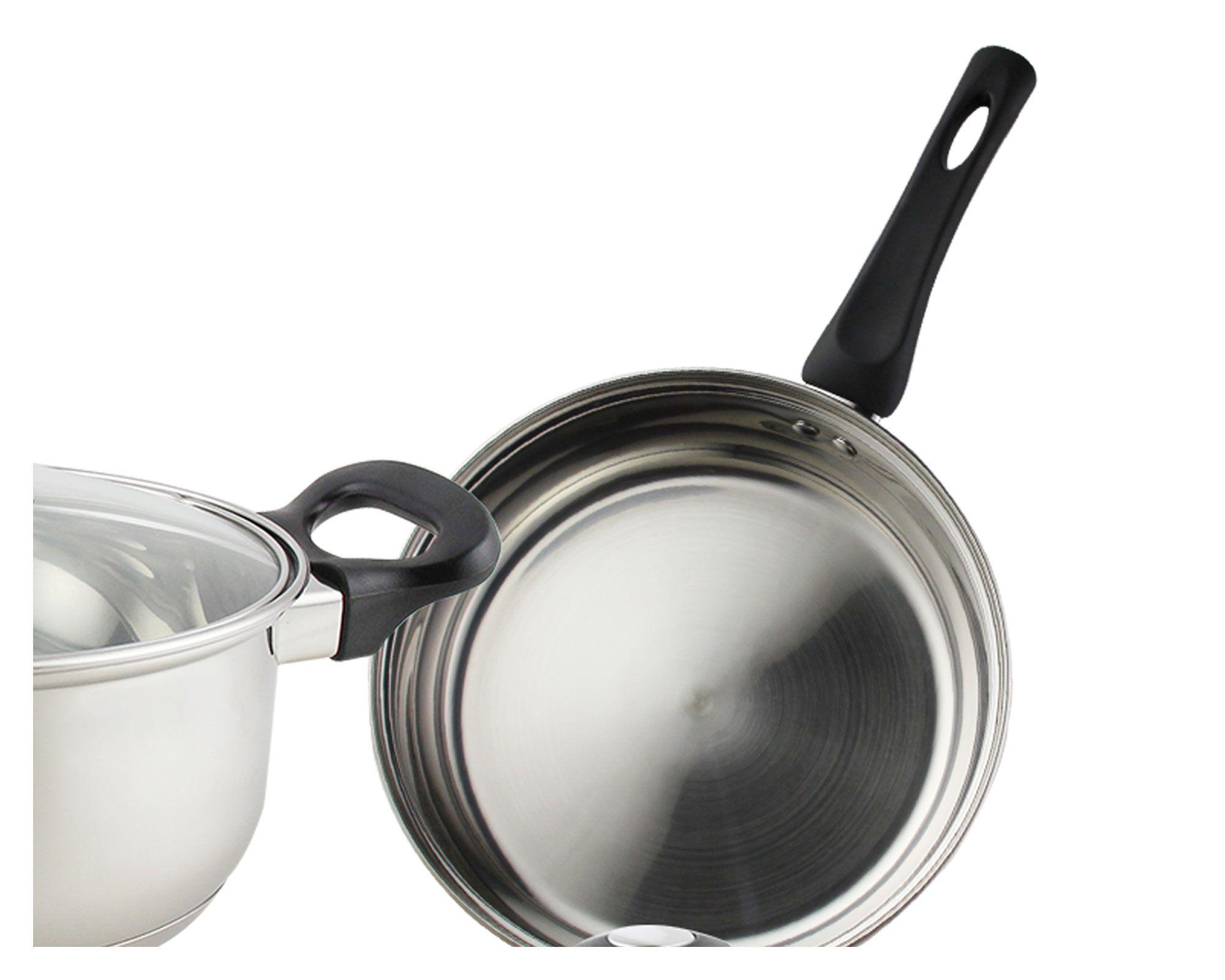 Batería cocina inox 7 piezas Cotidiana-4