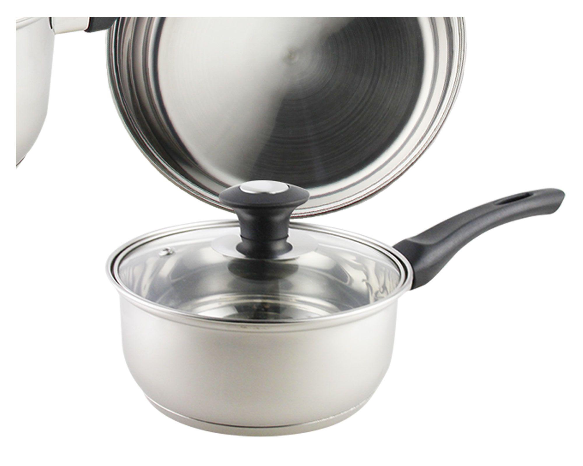 Batería cocina inox 7 piezas Cotidiana-2