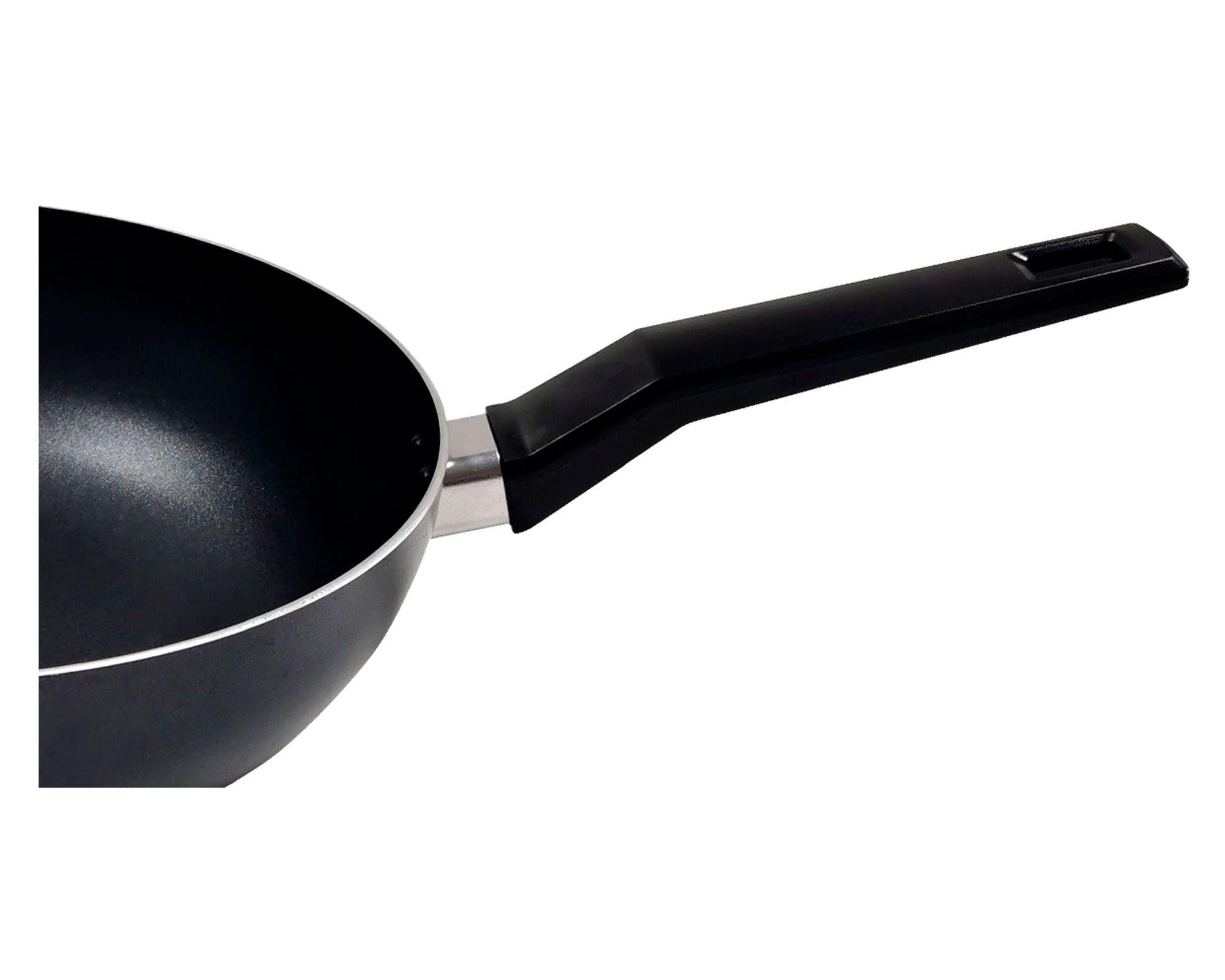 Wok 28 cm negro Cotidiana-2