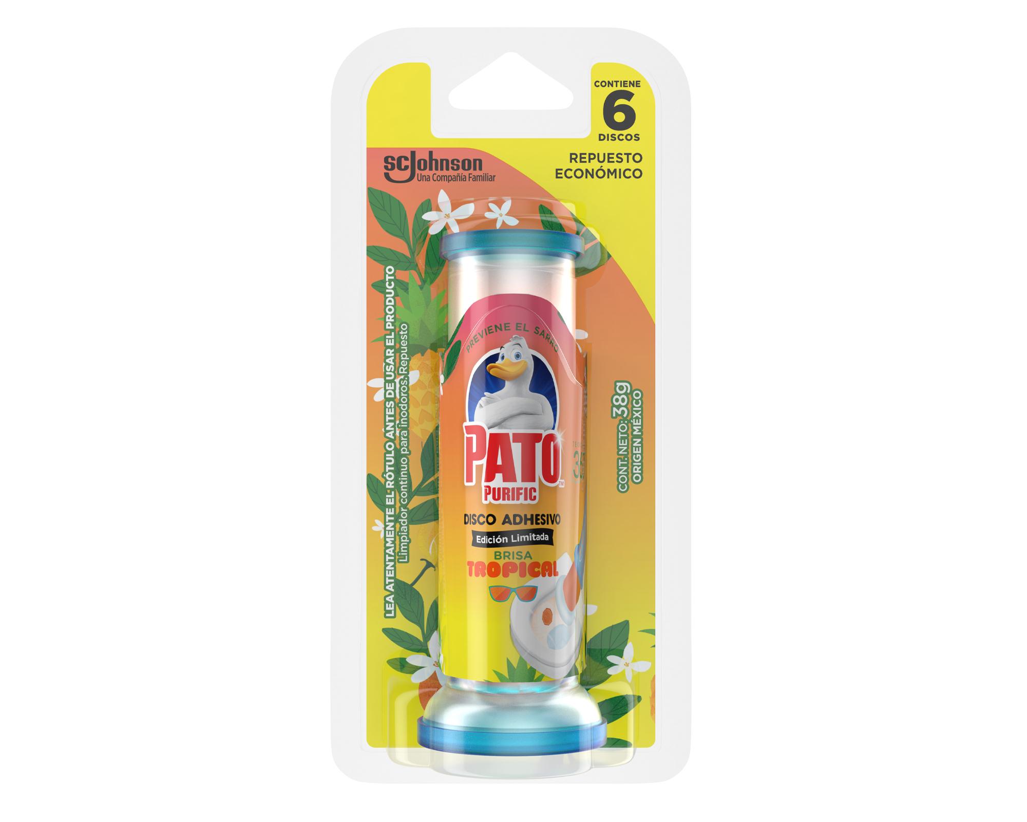Disco adhesivo repuesto 36 ml tropical Pato Purific-0