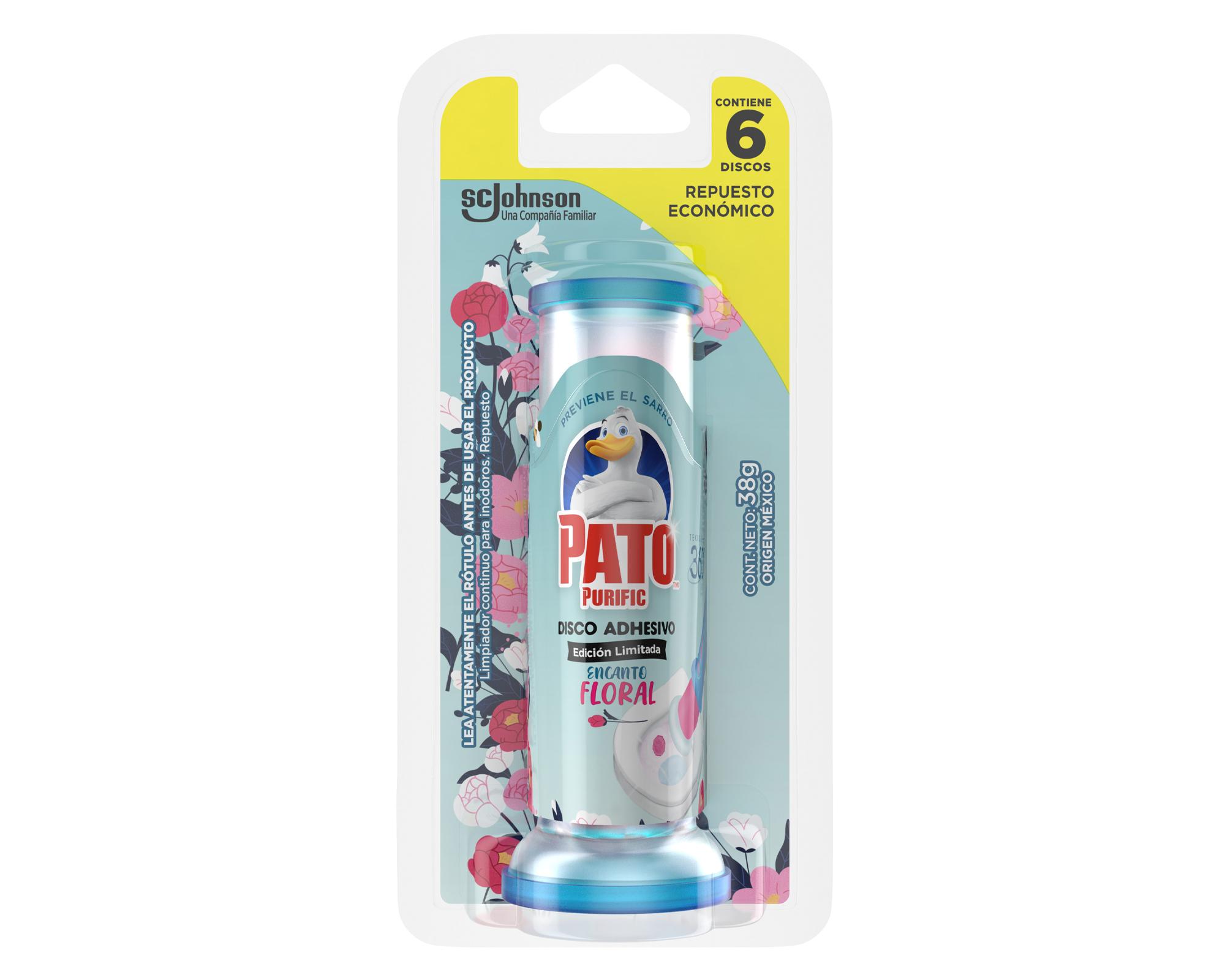Disco adhesivo repuesto 36 ml floral Pato Purific-0
