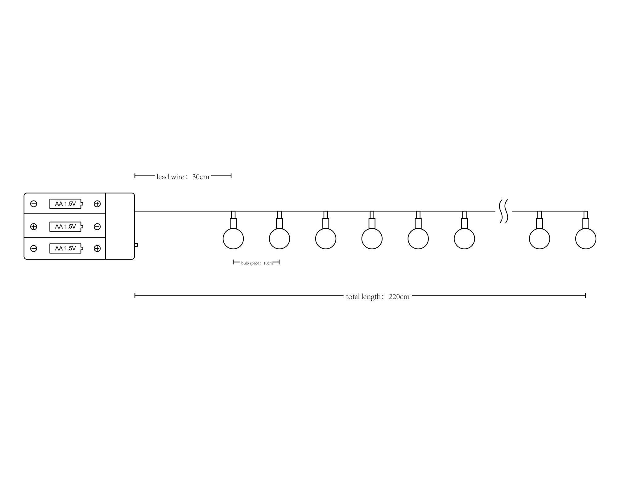 Guirnalda LED 20L Ema Abitare-6