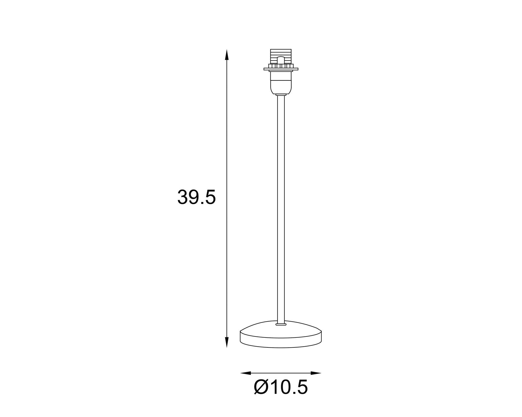 Base ampolleta sobremesa 1L E14 negro Abitare-5