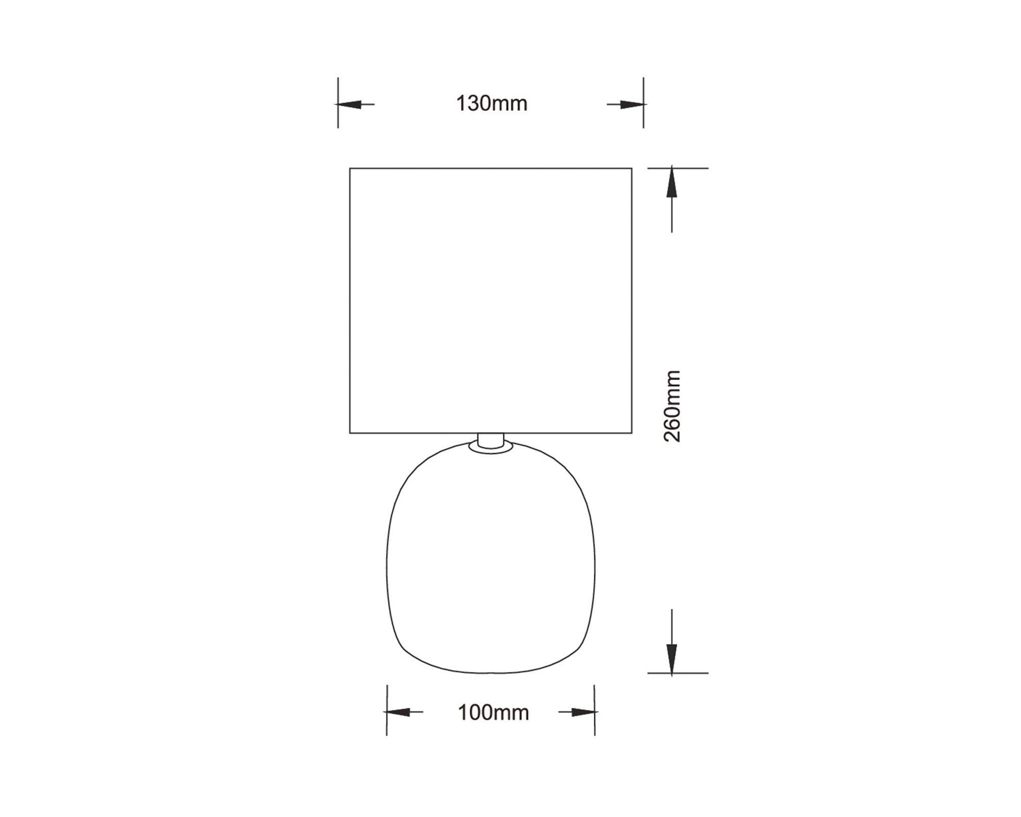 Lámpara sobremesa 1L E27 concreto crudo Abitare-5