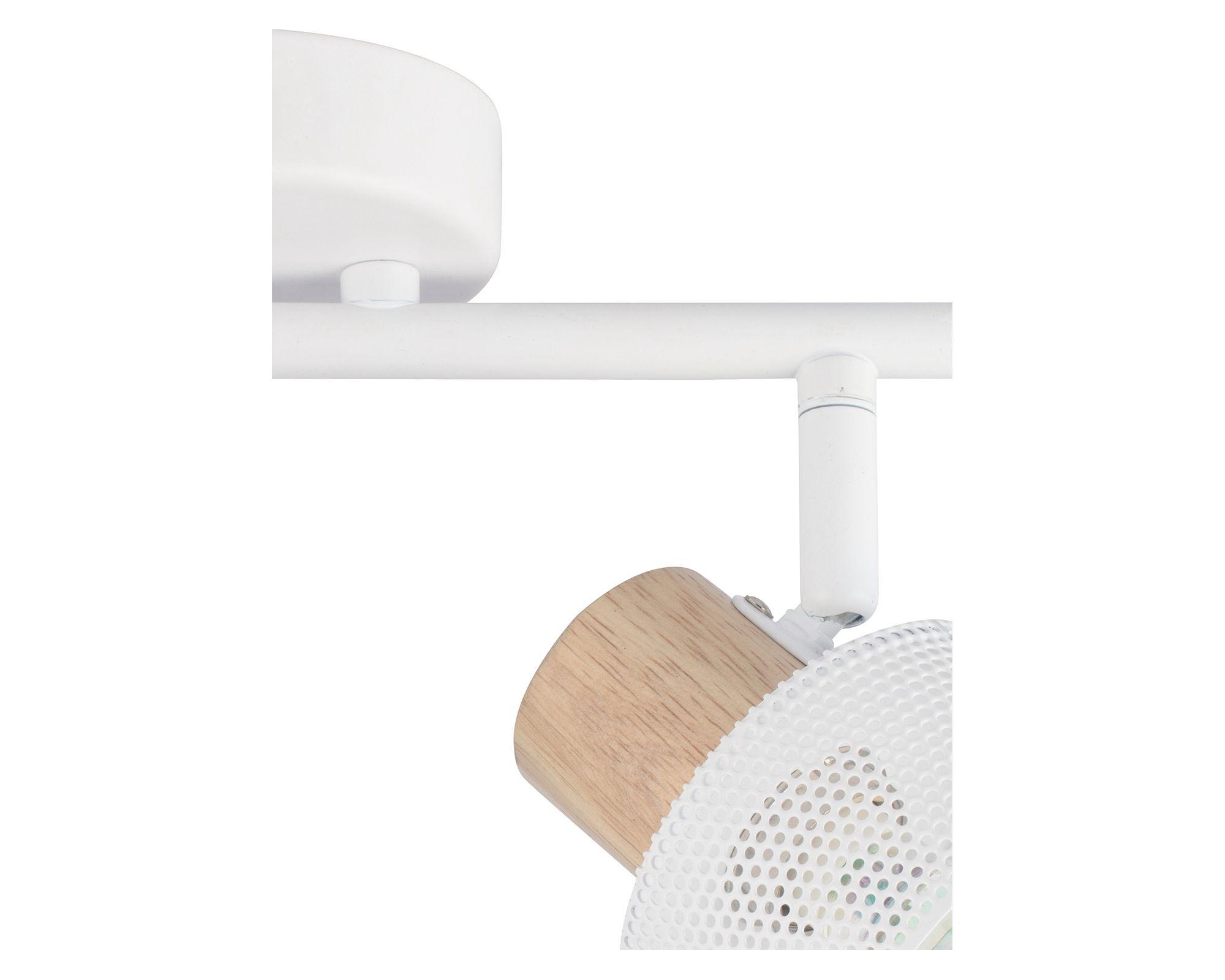 Spot LED 2L GU10 Rejilla blanco Abitare-3