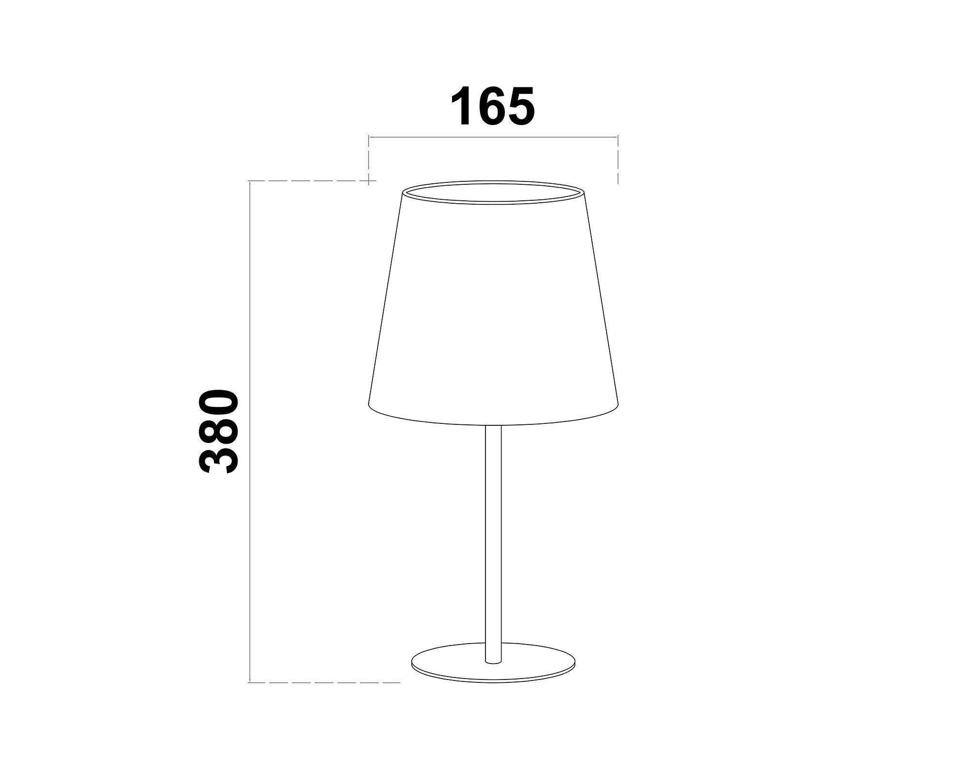 Lámpara sobremesa 1L E27 Canevá Abitare-3