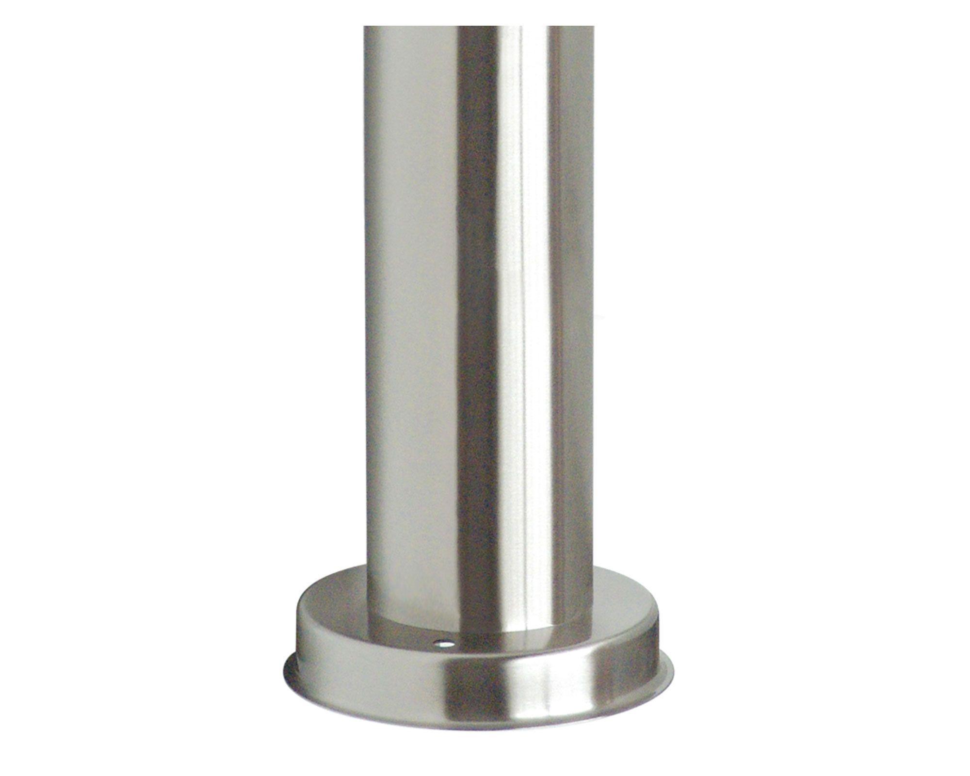 Aplique piso 1L E27 inox/blanco Abitare-2