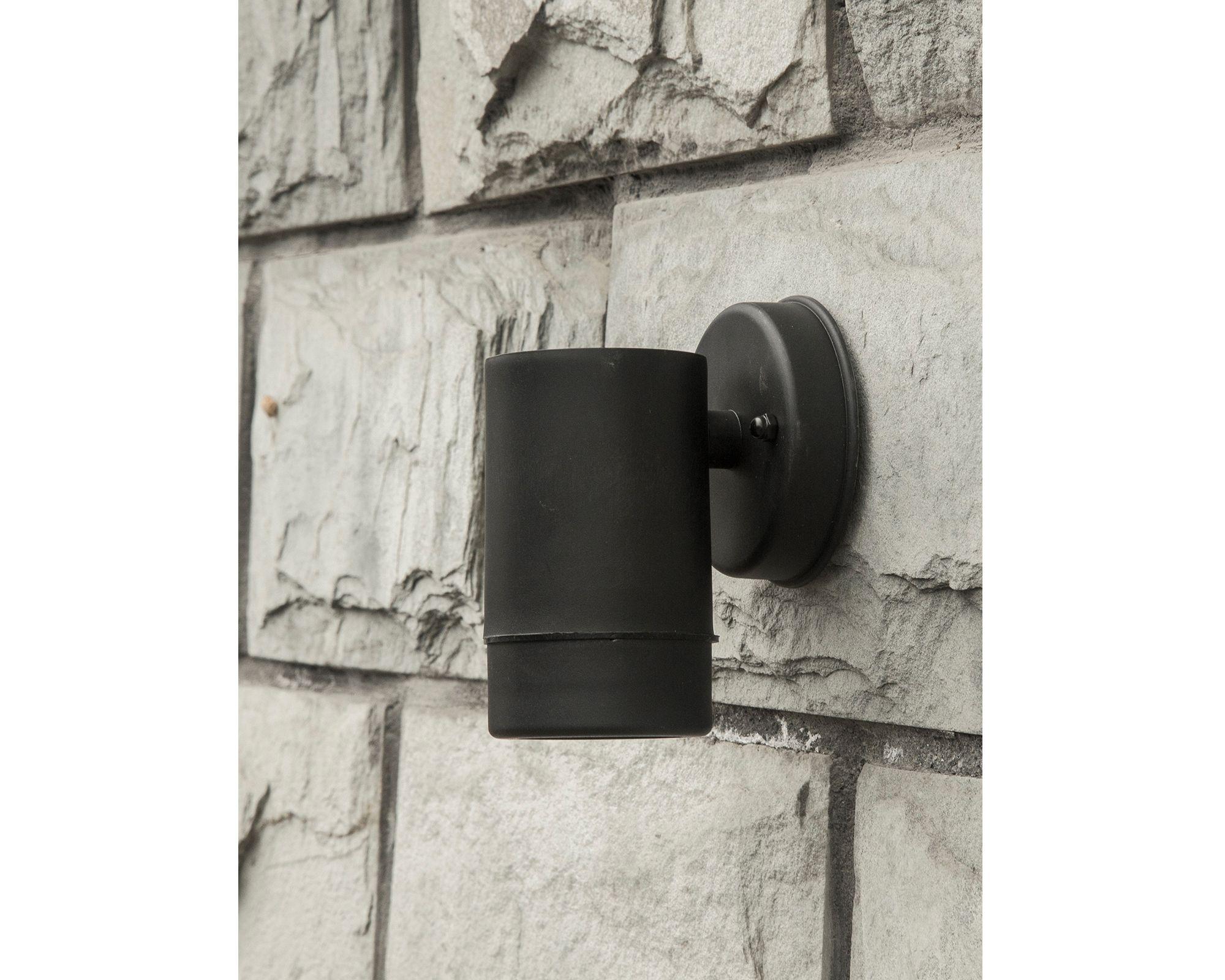 Aplique 1L GU10 negro Abitare-5