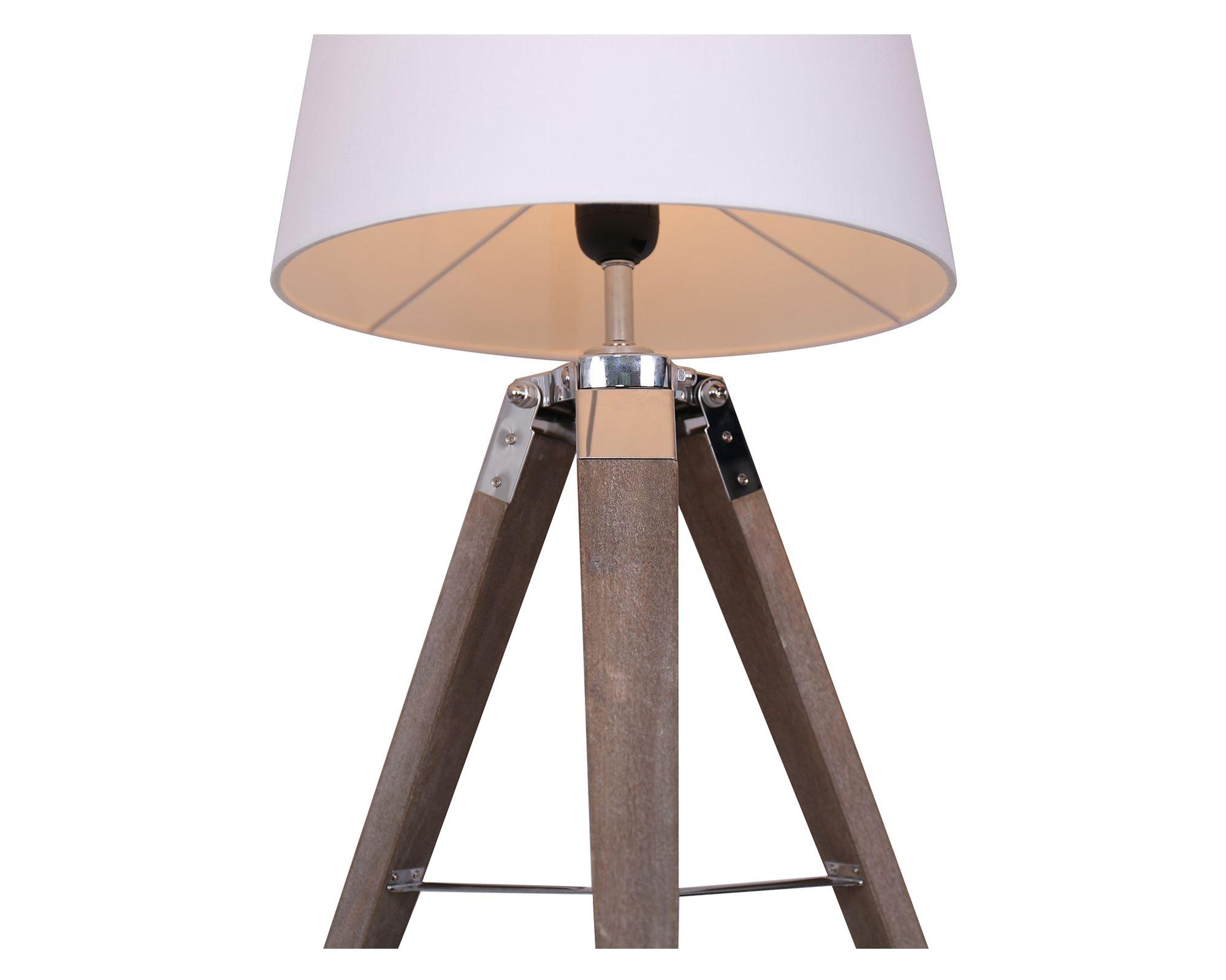 Lámpara sobremesa 1L E27 Praga trípode Abitare-4