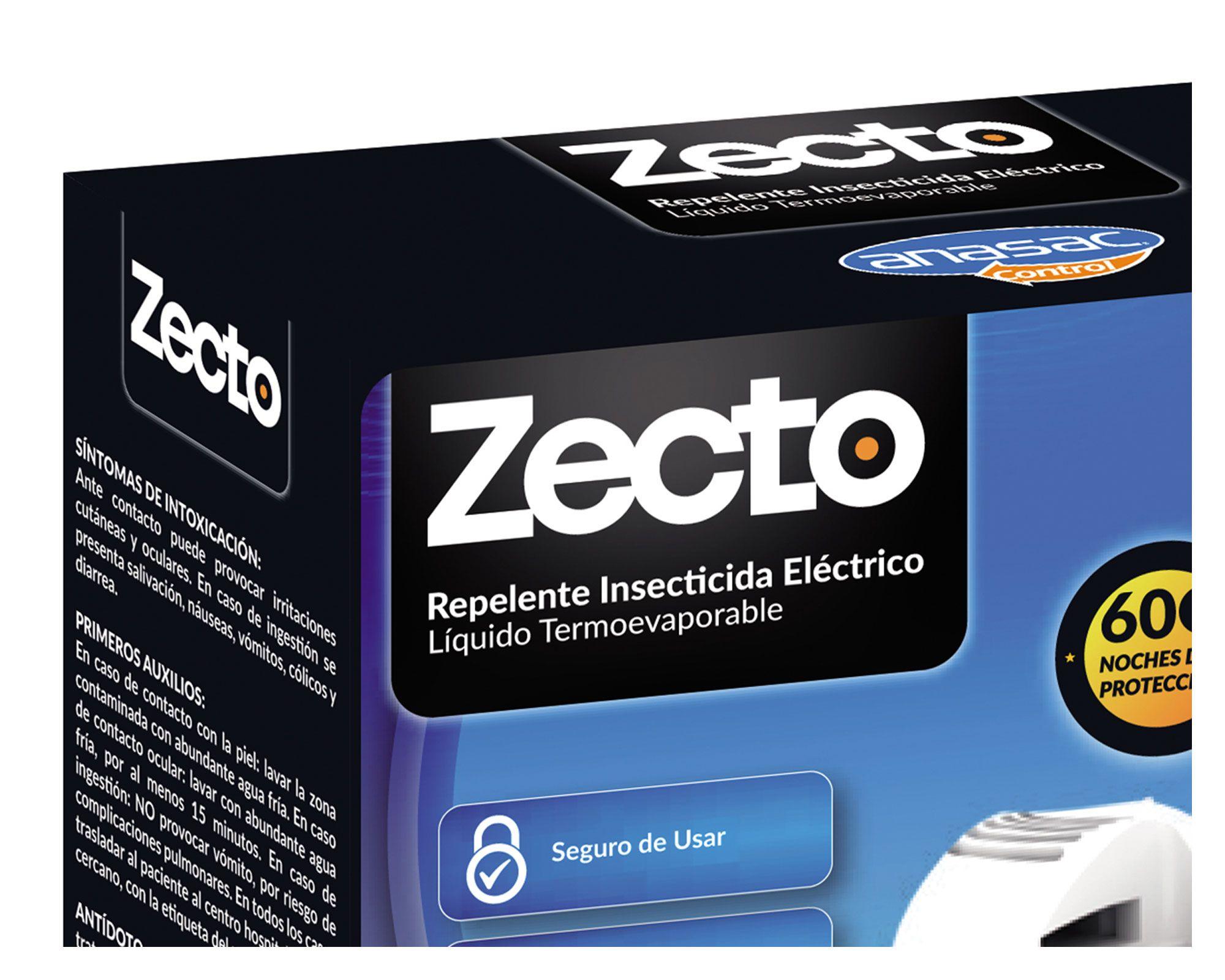 Difusor eléctrico + insecticida líquido Zecto Anasac-2