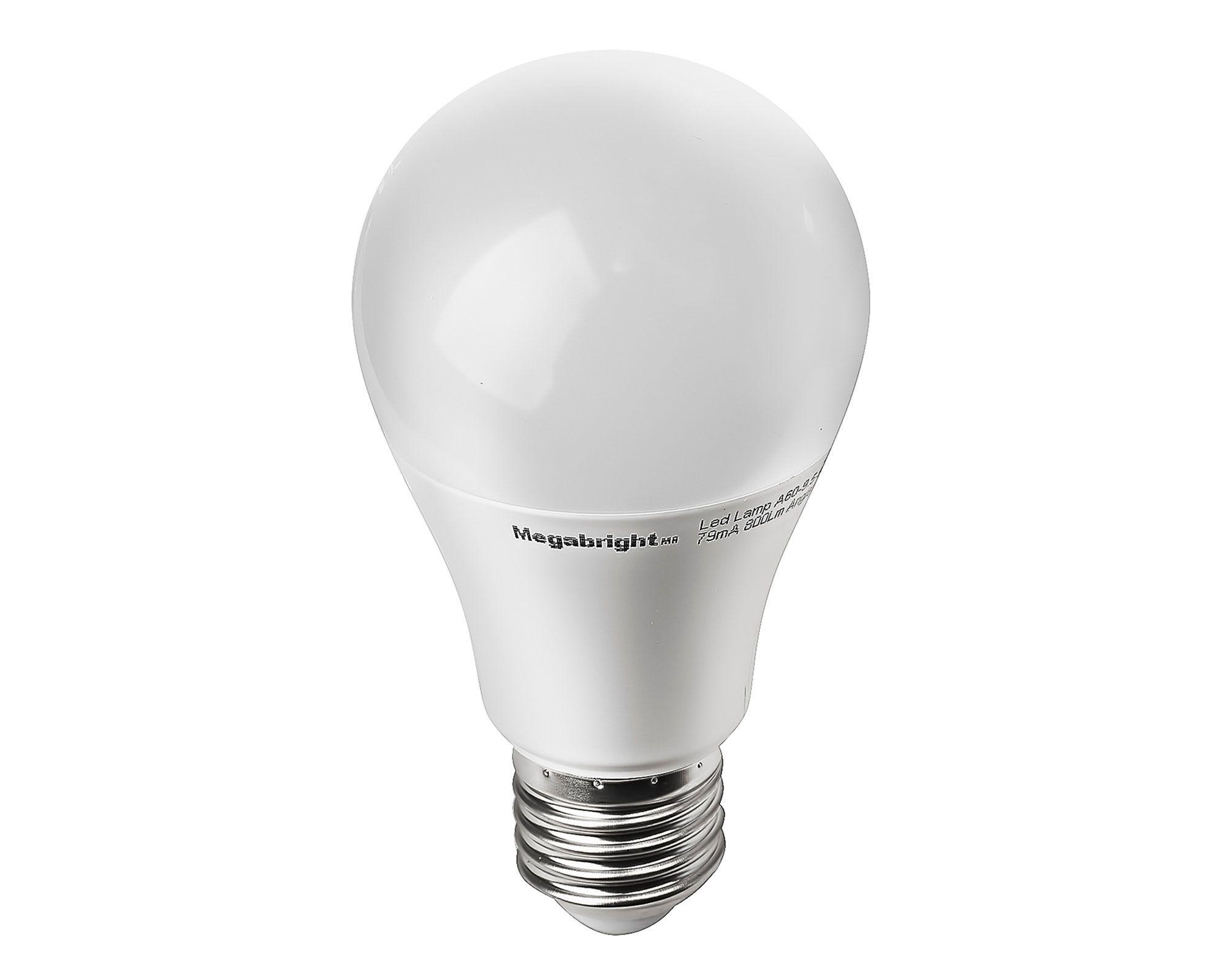 Ampolleta Bright LED 9,5W E27 luz cálida 2 unidades Megabright-2