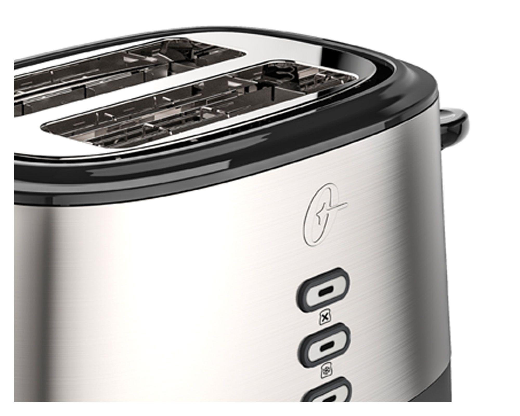 Tostador 2 rebanadas 800W R500 inox/negro Oster-2