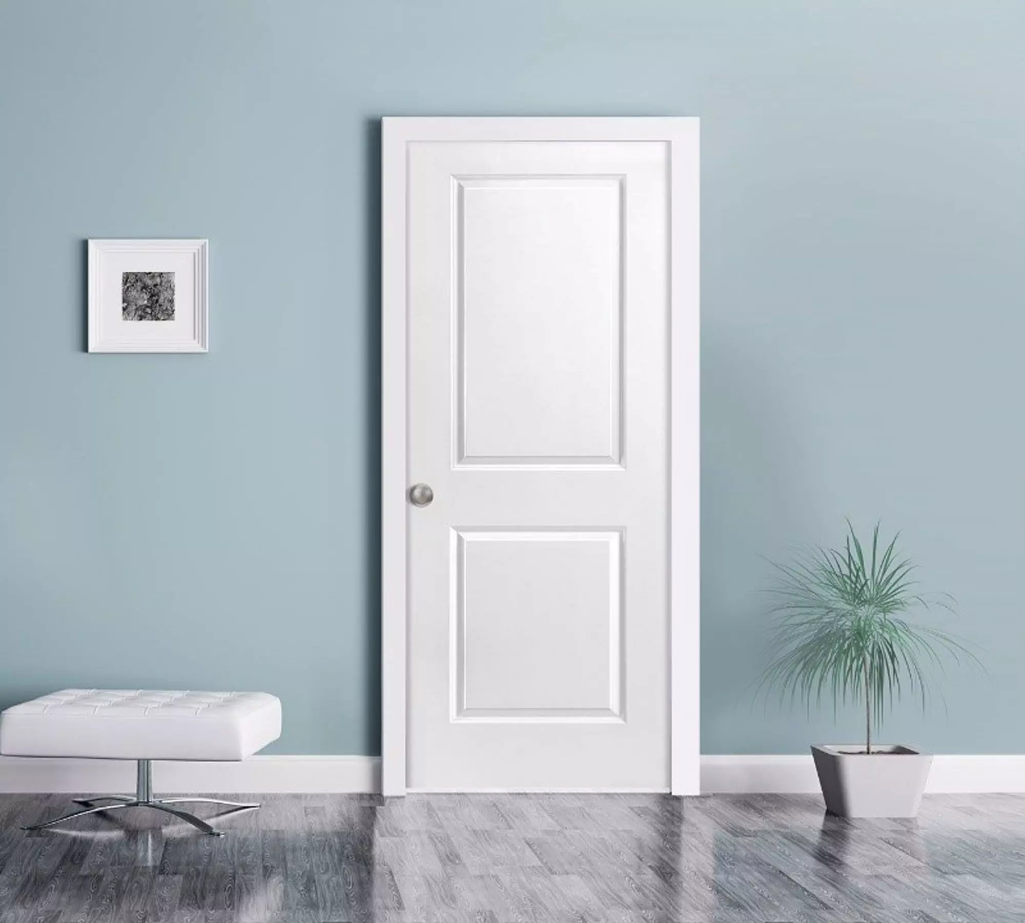 Puerta interior Square HDF 80x200 cm-0