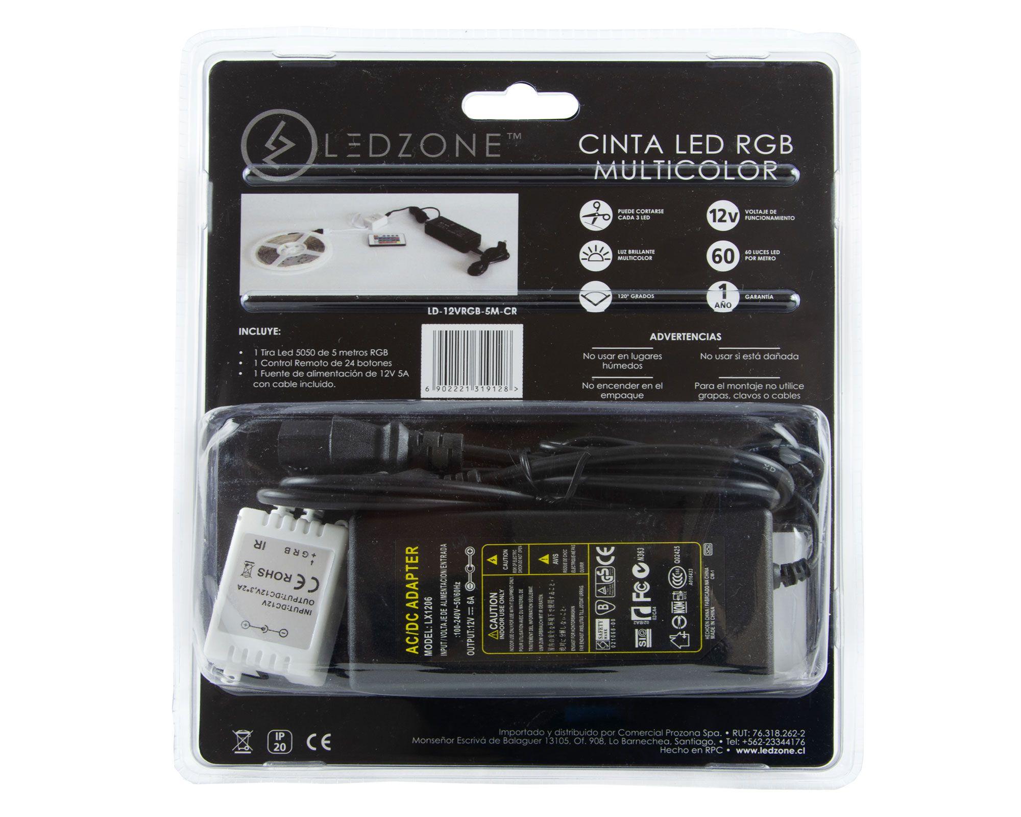 Cinta LED 5 m RGB Ledzone-3