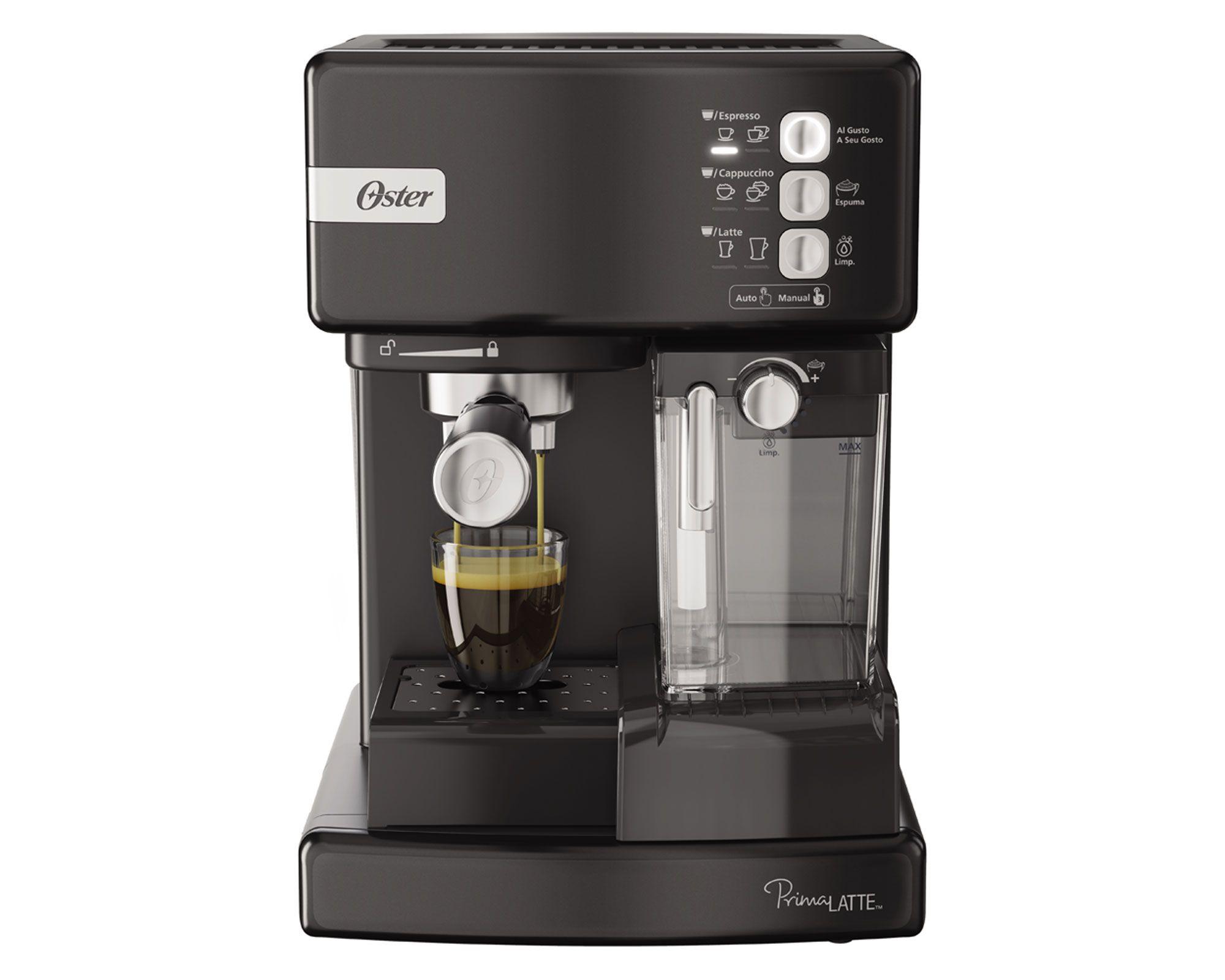 Cafetera espresso Prima latte negro Oster-0