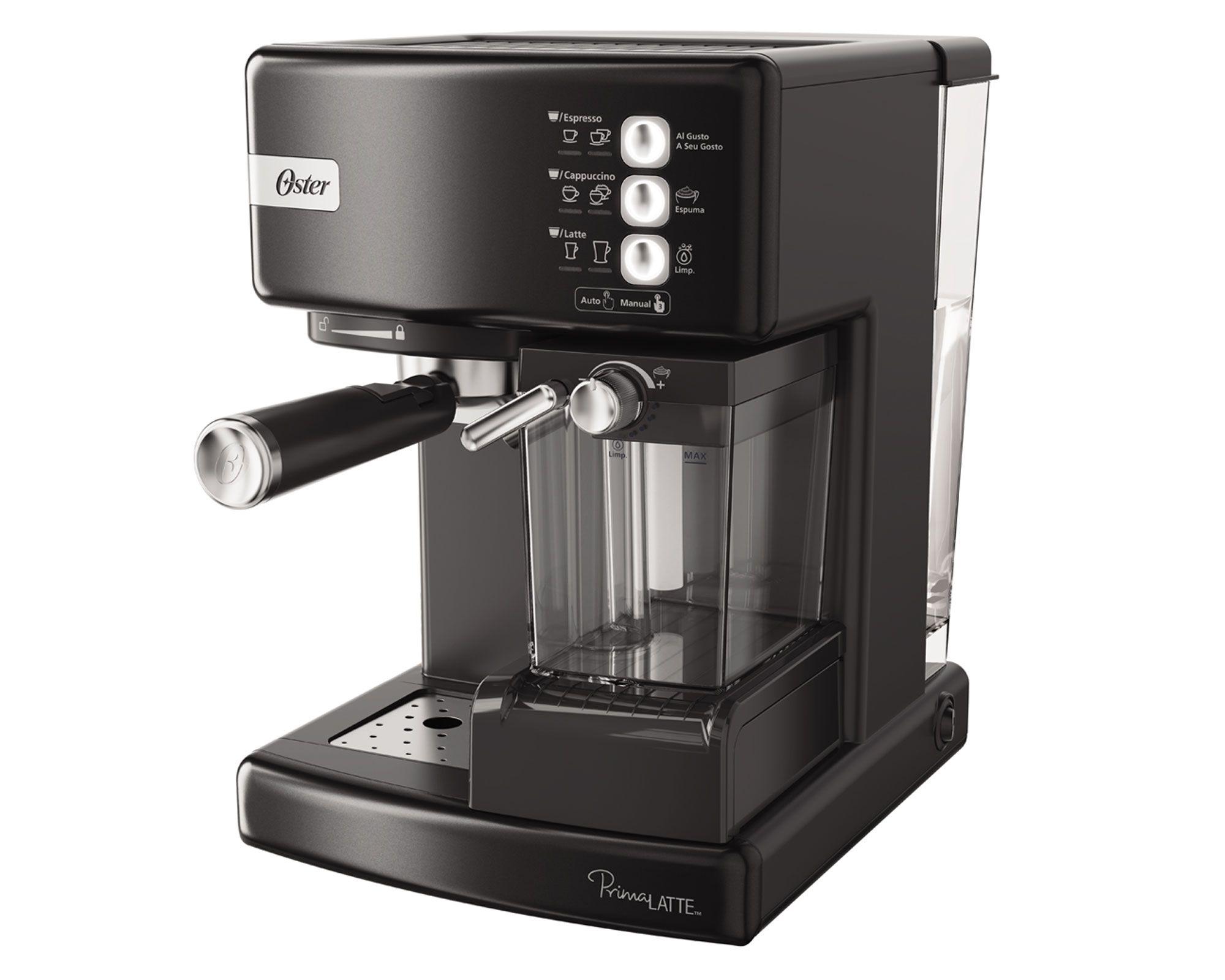 Cafetera espresso Prima latte negro Oster-2