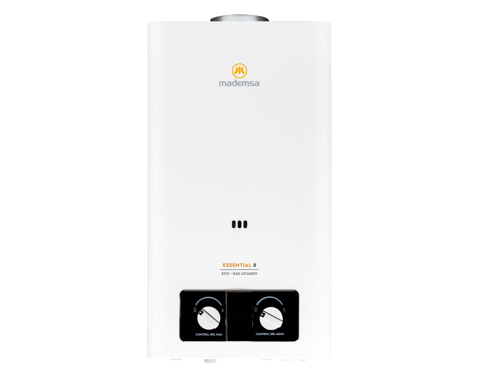 Calefont tiro natural 8 litros gas licuado Essential Eco-0