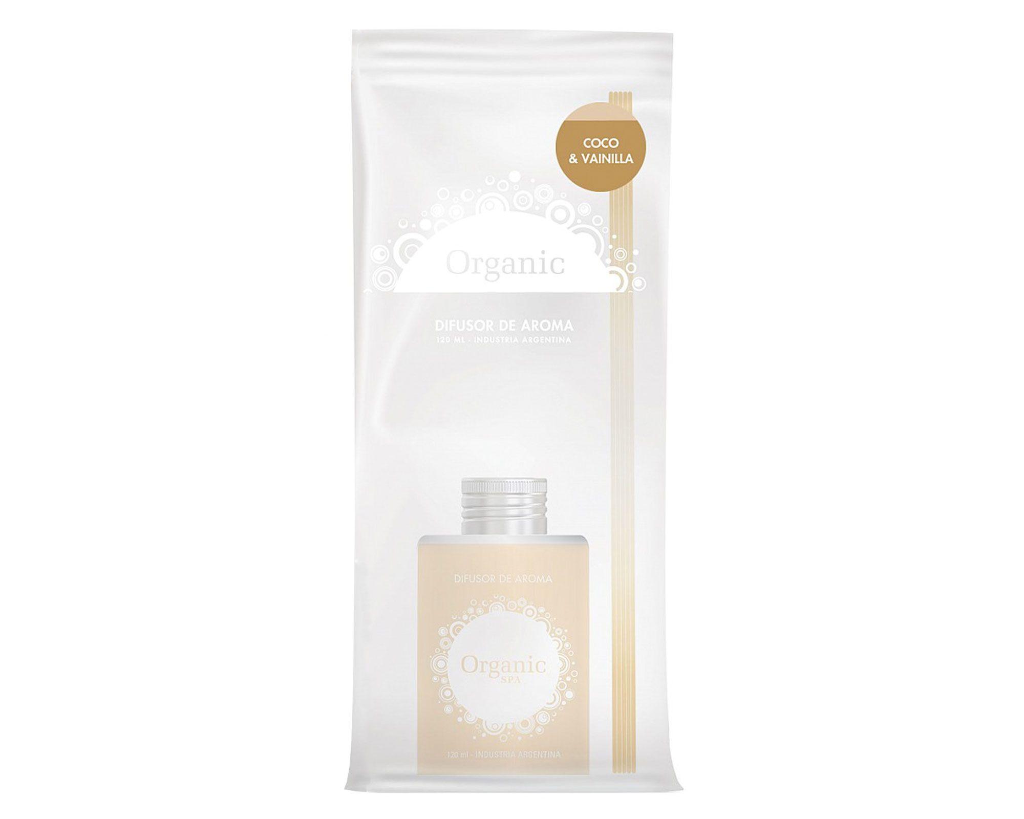 Difusor ambiental 120 ml coco/vainilla Organic Spa.-1