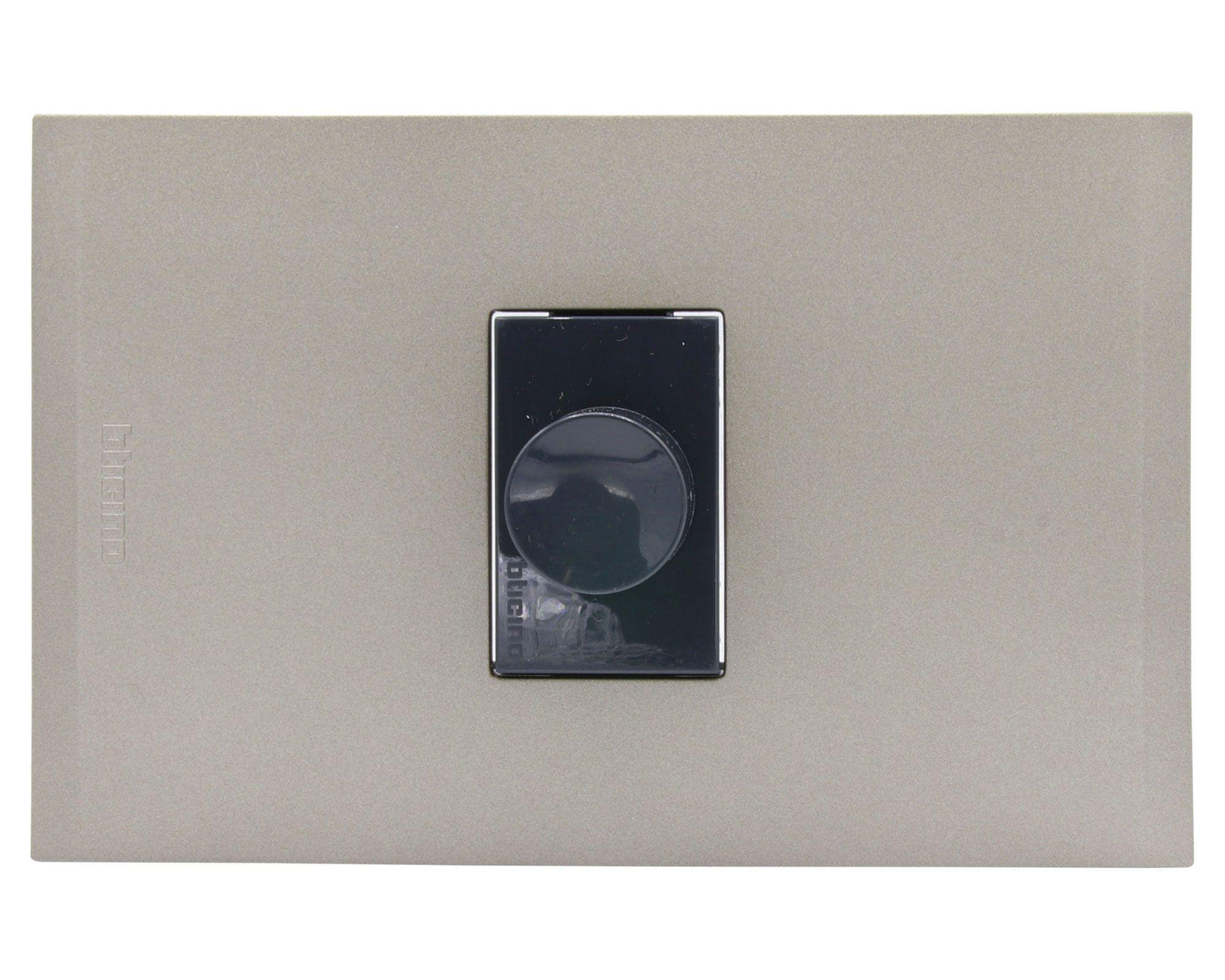 Placa armada dimmer Nobile antracita Bticino-0