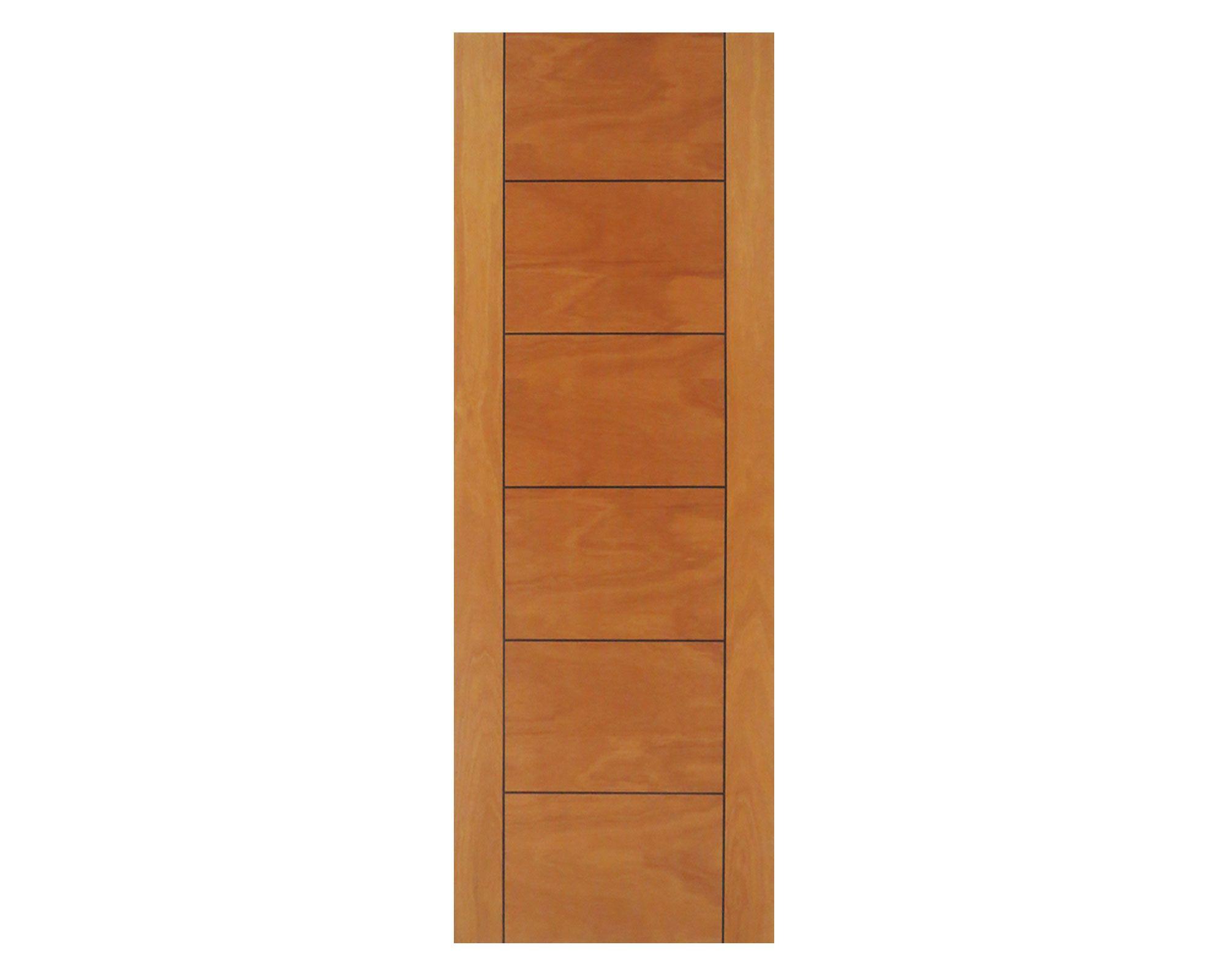 Puerta interior barnizada Capri III Enchapada 75x200 cm Itma.-1