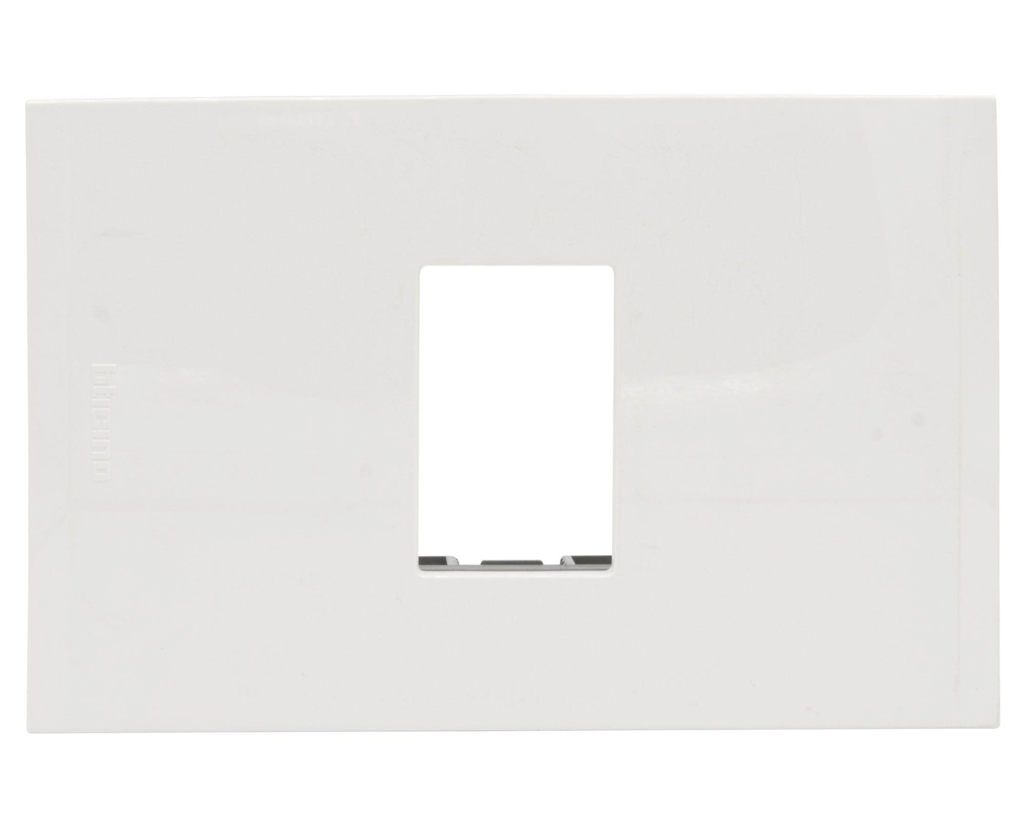 Placa 1 módulo + soporte Nobile blanco Bticino-0