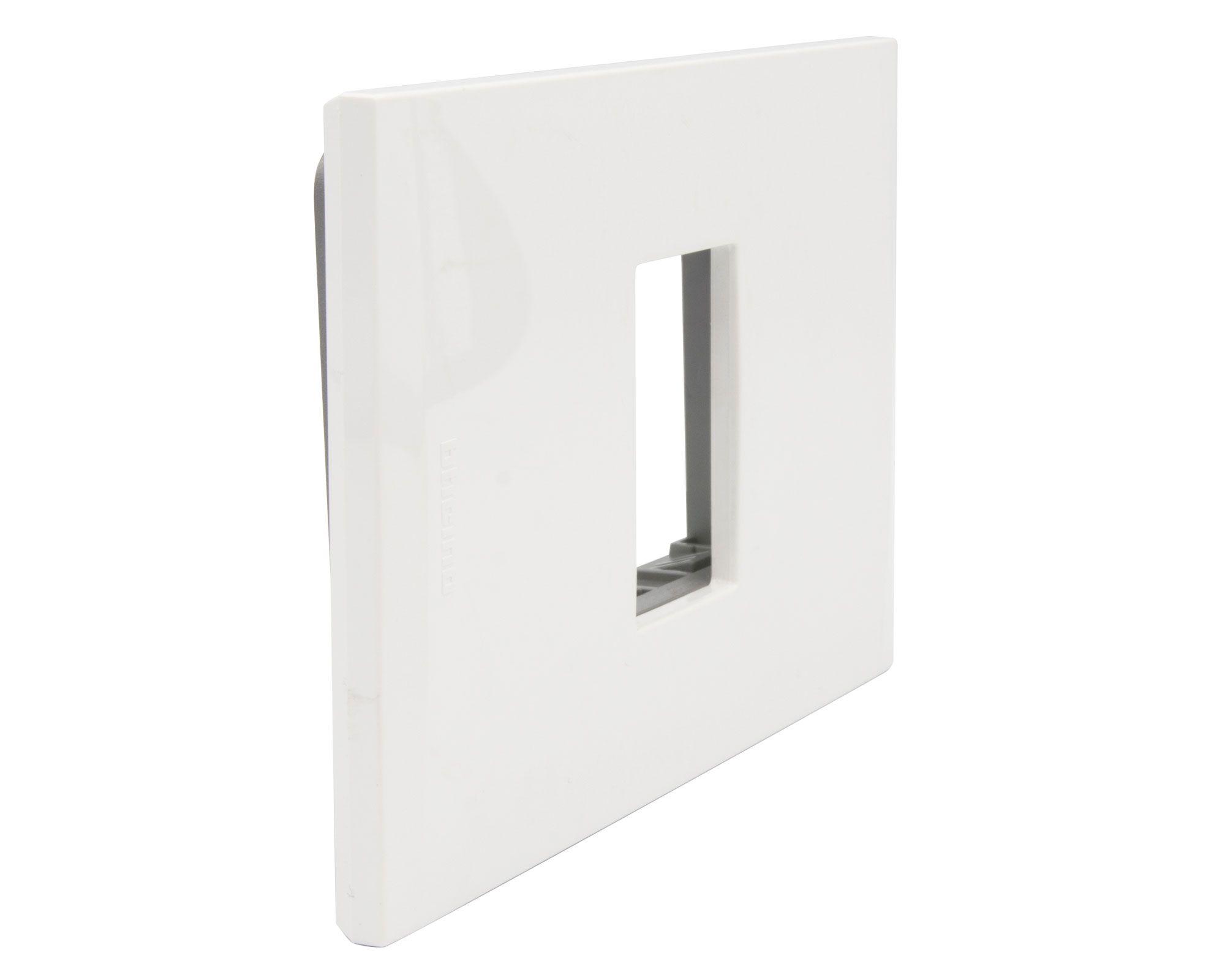 Placa 1 módulo + soporte Nobile blanco Bticino-1