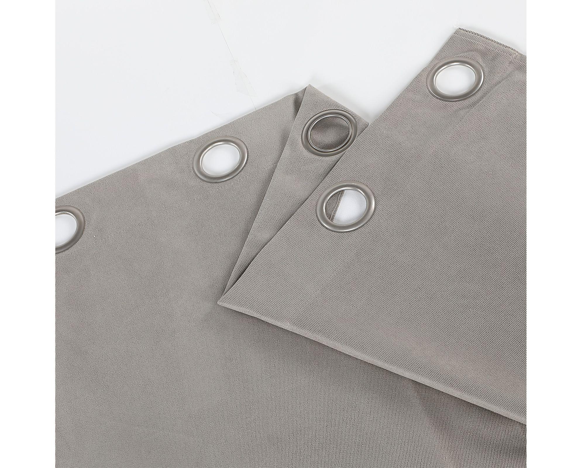 Cortina blackout 200x230 cm Nantes taupe Cotidiana-4