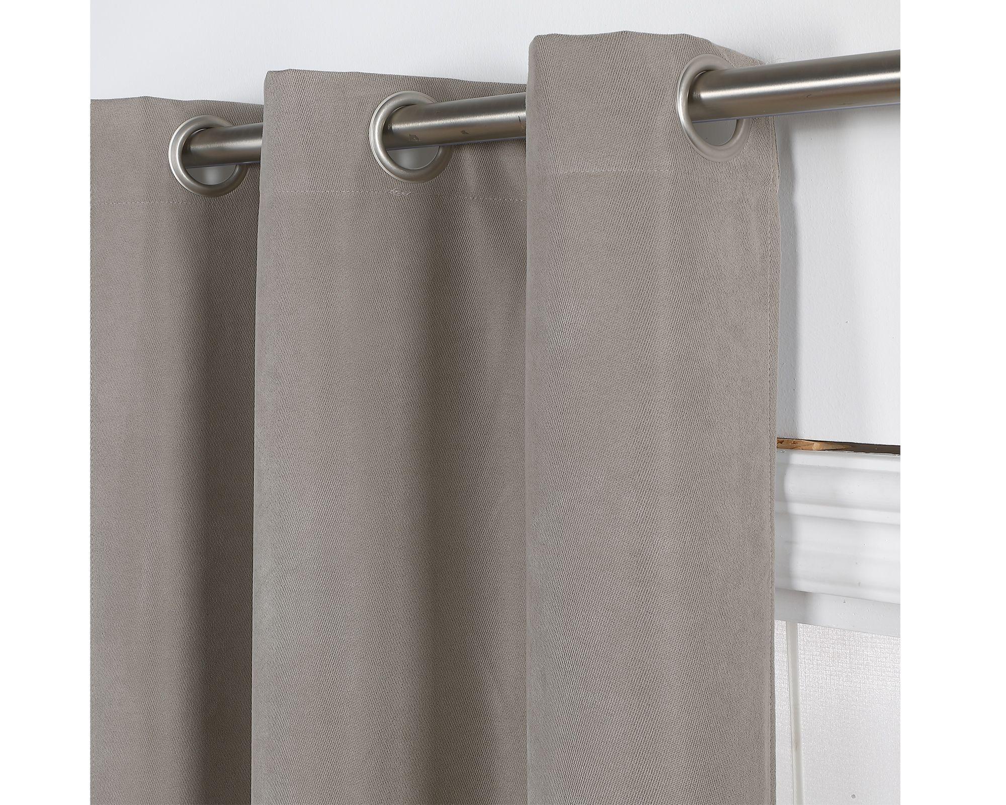 Cortina blackout 200x230 cm Nantes taupe Cotidiana-3