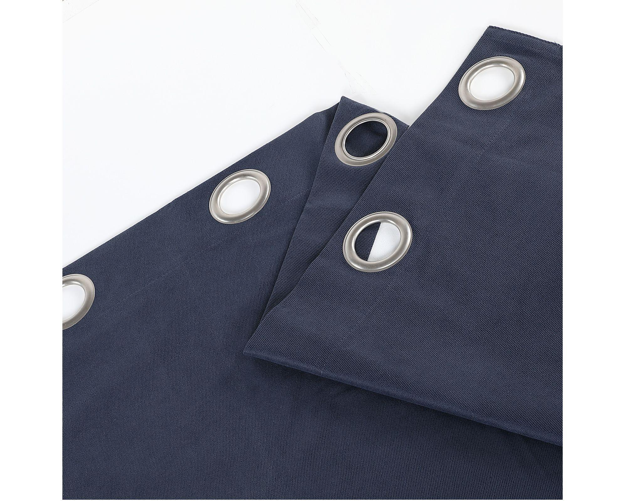Cortina blackout 200x230 cm Nantes azul Cotidiana-5