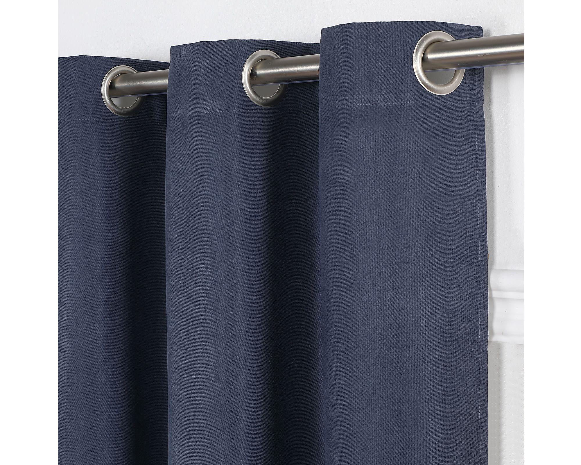 Cortina blackout 200x230 cm Nantes azul Cotidiana-3