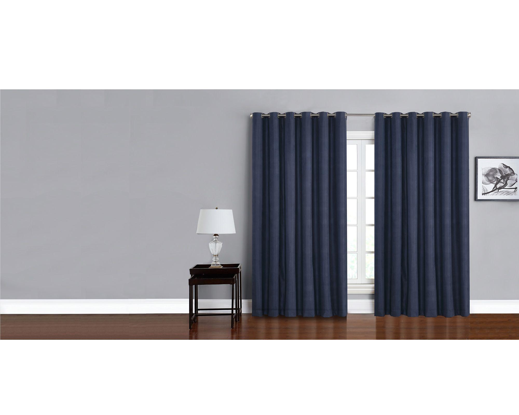 Cortina blackout 200x230 cm Nantes azul Cotidiana-2