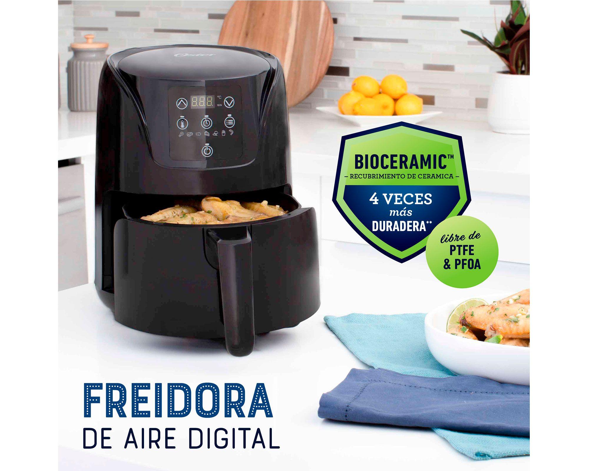 Freidora de aire 1,8 litros CKSTAF18D negro/inox Oster-2