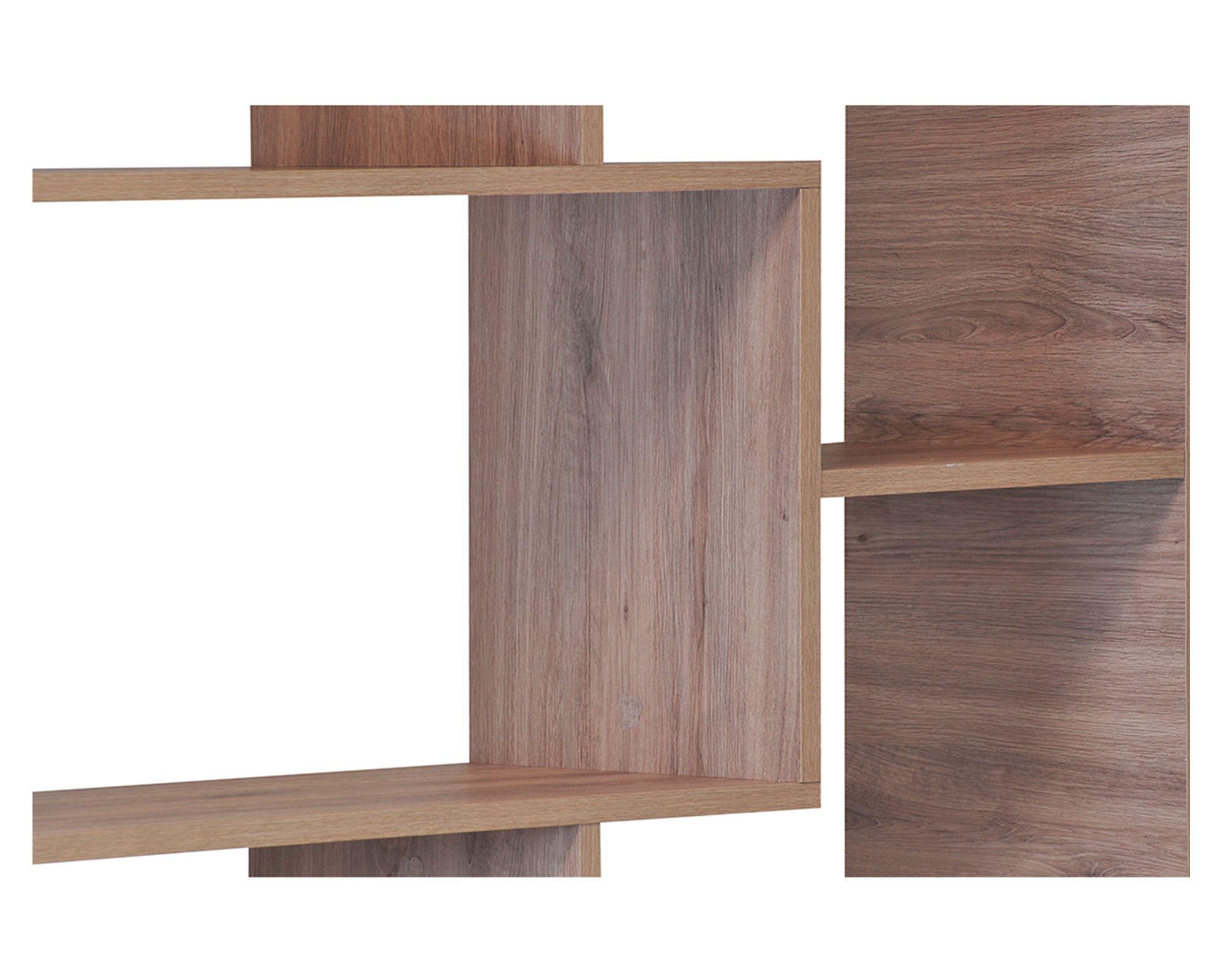 Librero Puzzle roble santana 8 espacios-2