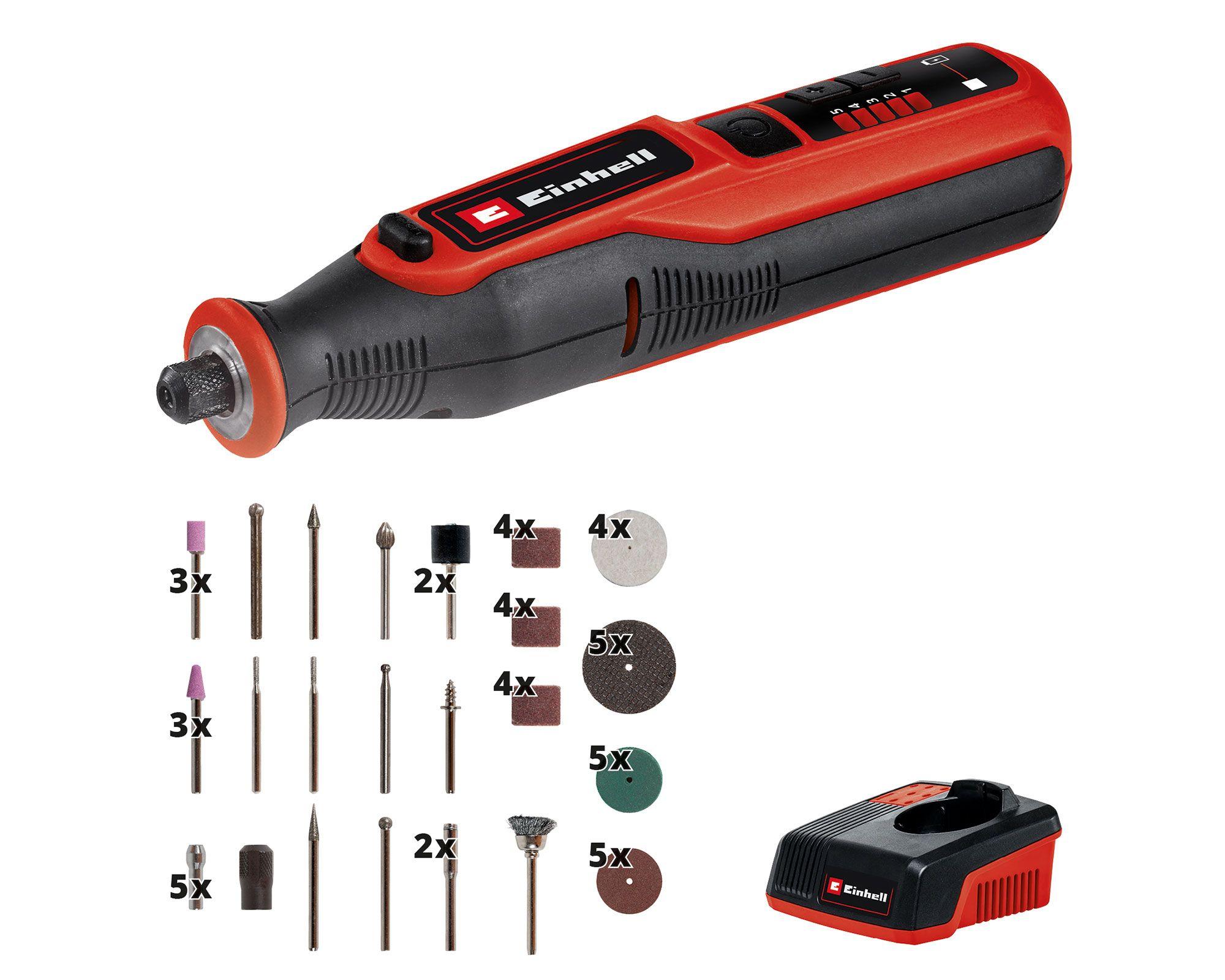 Grabadora lijadora inalámbrica 7,2V TE-MT 7.2 Li Einhell-1