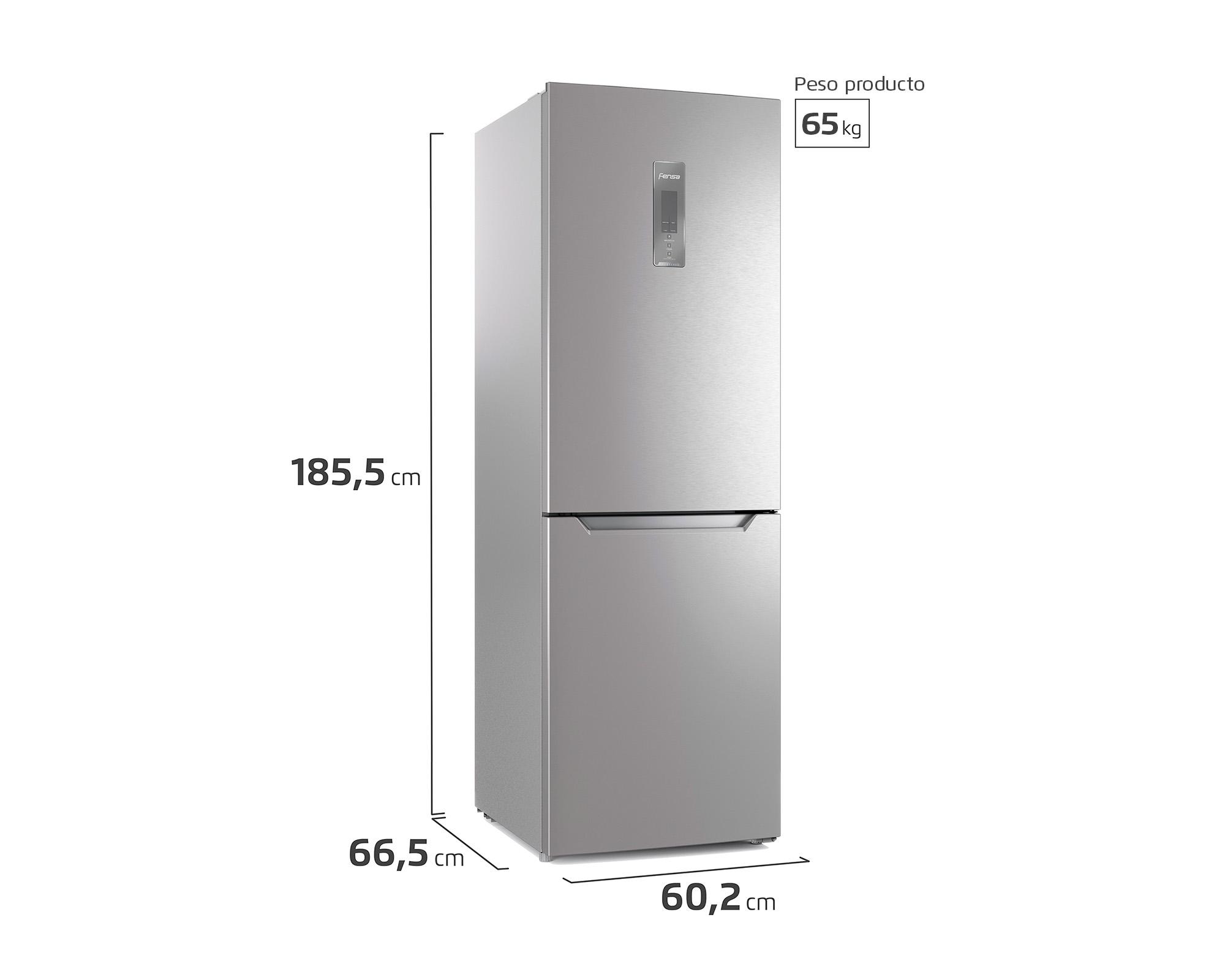 Refrigerador no frost 322 litros DB60S inox Fensa-6