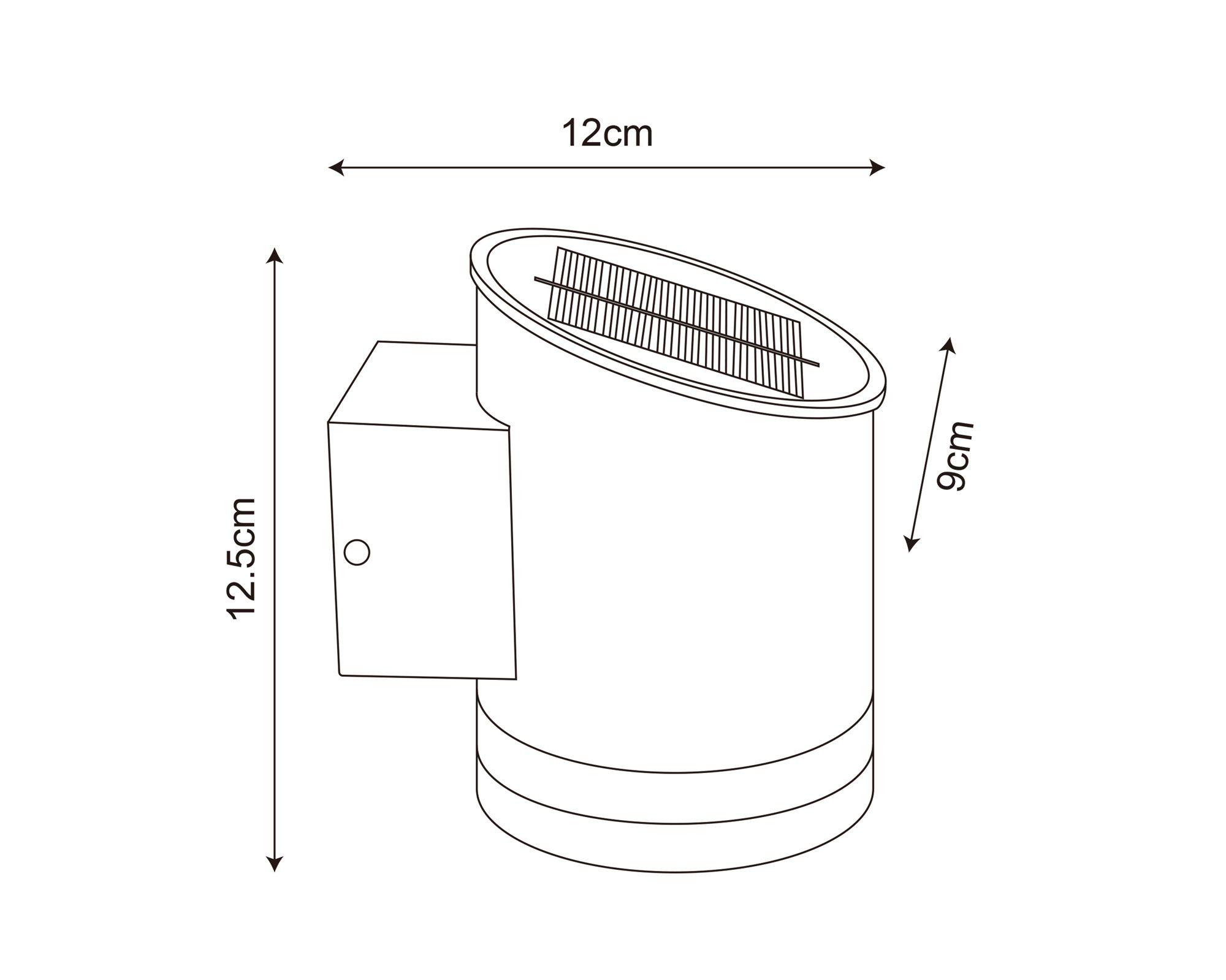 Aplique solar exterior Keops Abitare-4