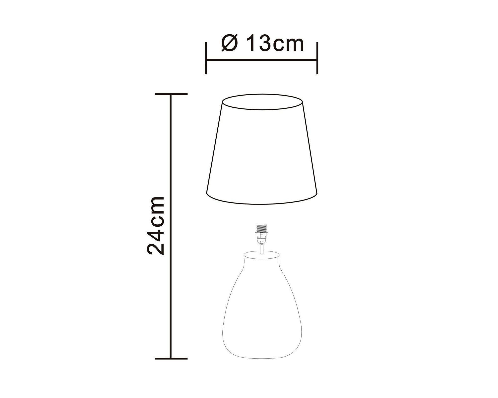 Lámpara sobremesa 1L E27 Agost 3 2 unidades Abitare-3