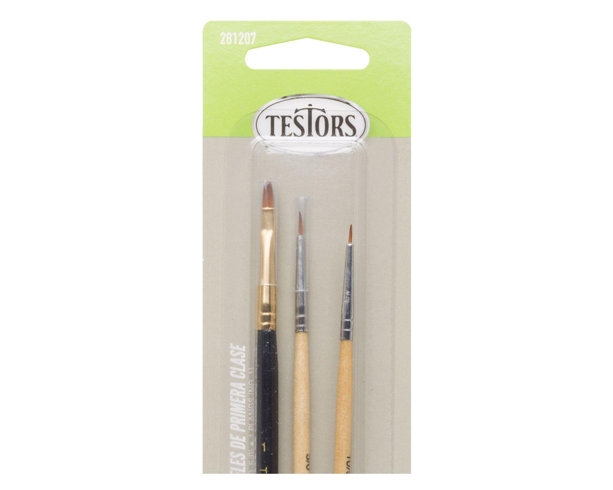 Pincel Premium 3 piezas Testors Craft-1