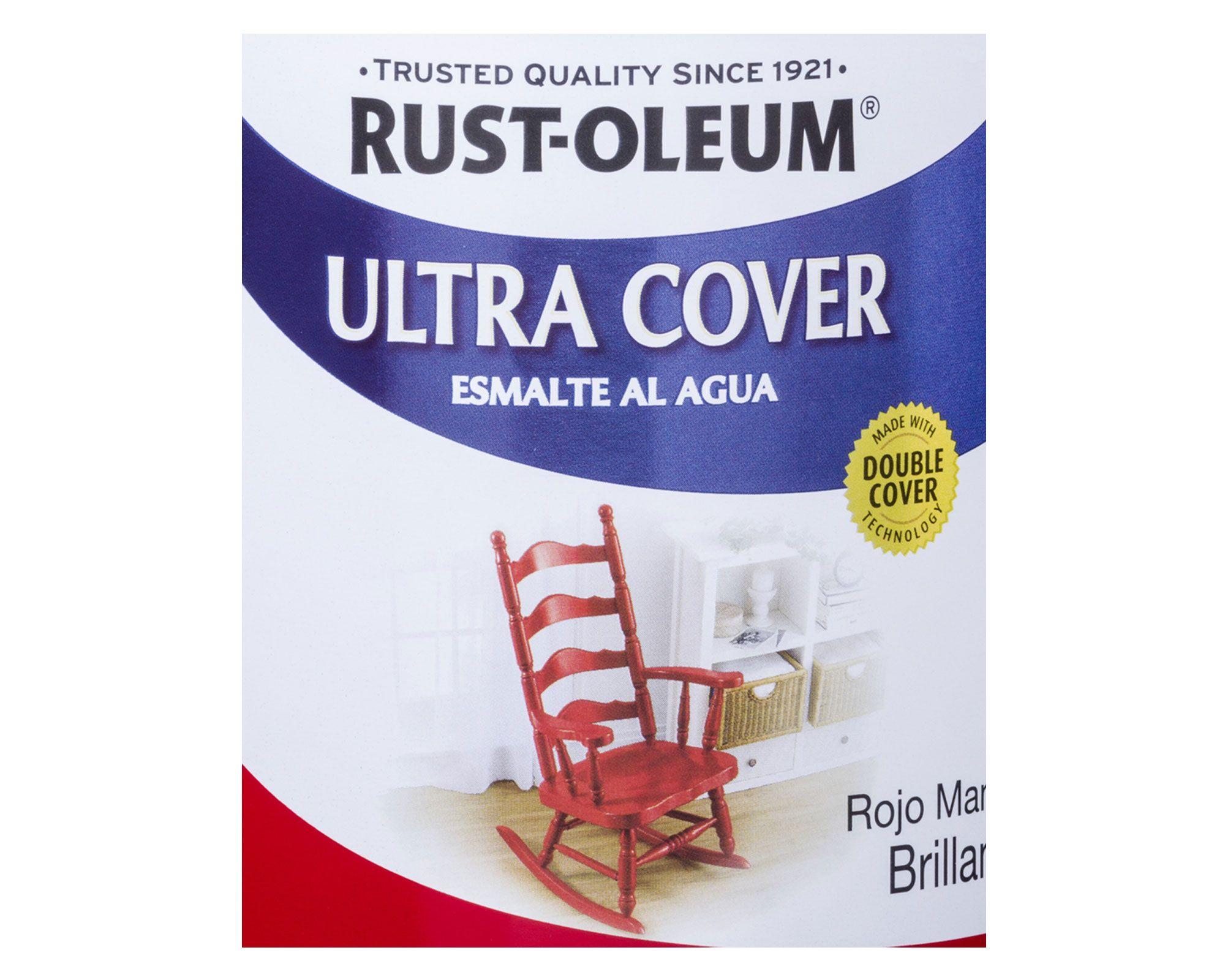 Esmalte al agua 946 ml Ultra cover rojo manzana brillante Rust-Oleum-1