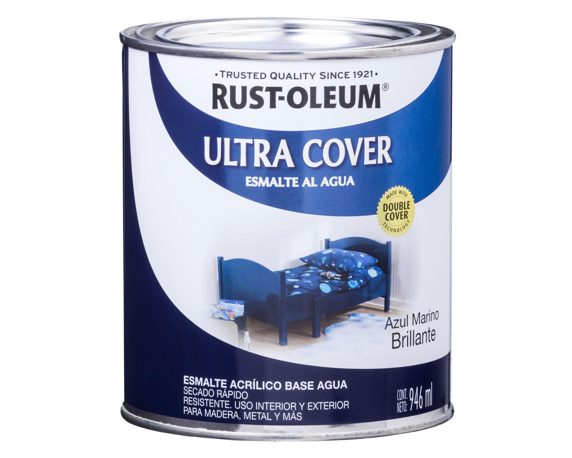 Esmalte al agua 946 ml Ultra cover azul marino brillante Rust-Oleum-0