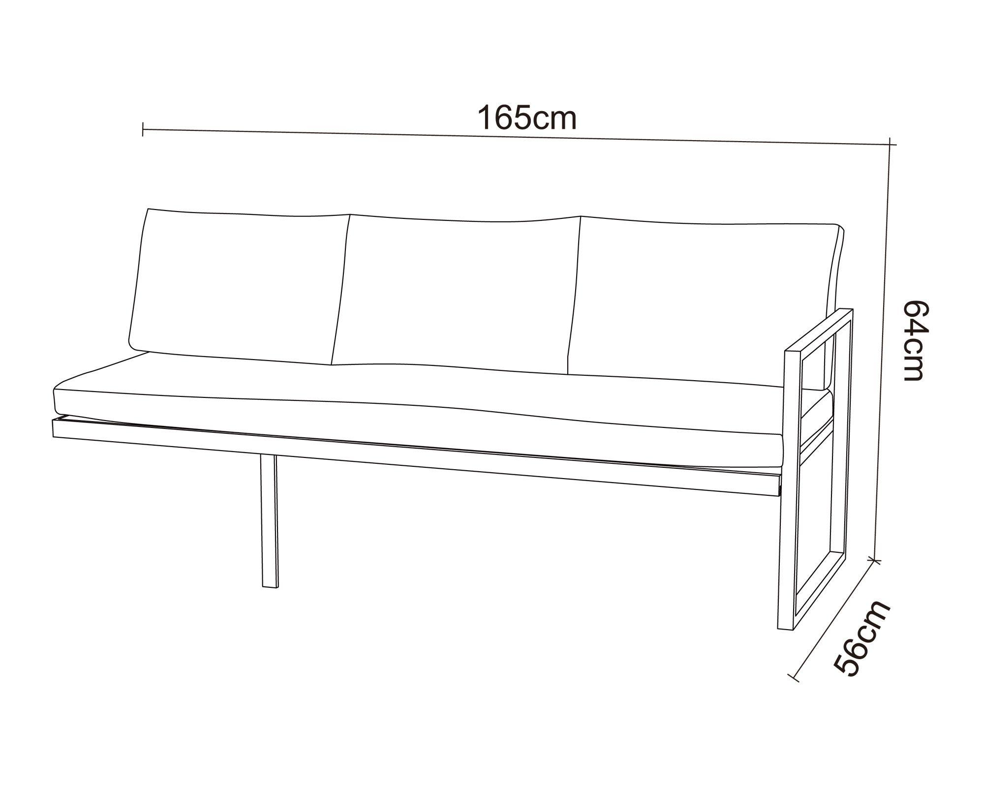 Set terraza esquinero 8 personas Eura Outzen.-9