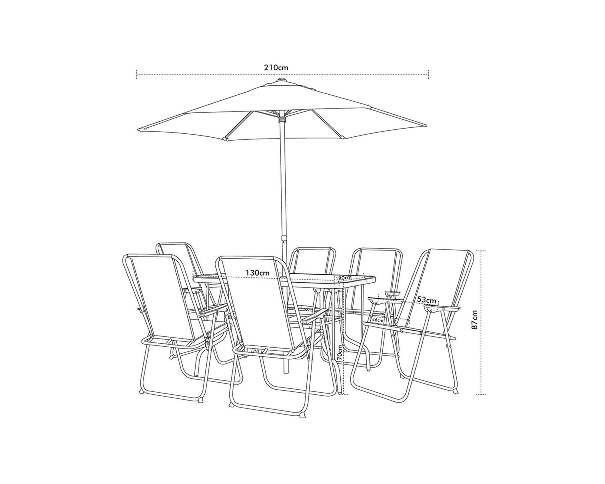 Comedor exterior 6 personas Tokio Outzen.-7