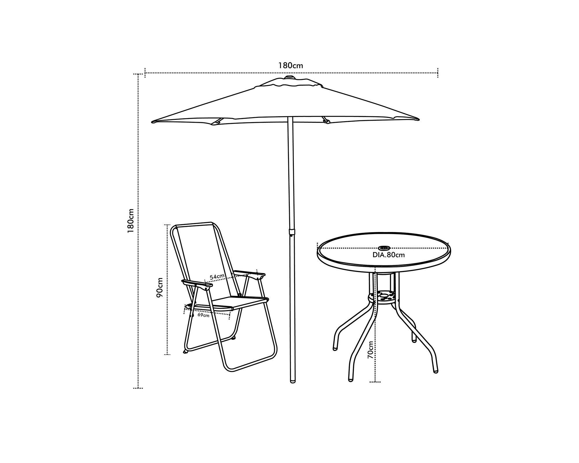 Comedor exterior 4 personas Tokio Outzen.-6