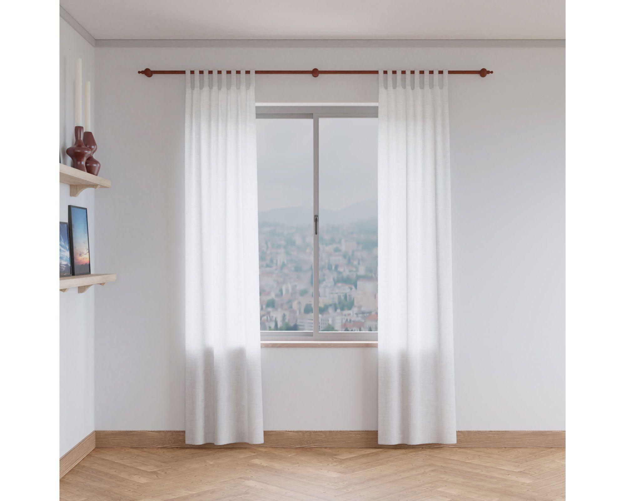 Set barra 2 m 22 mm cedro Decor.-2