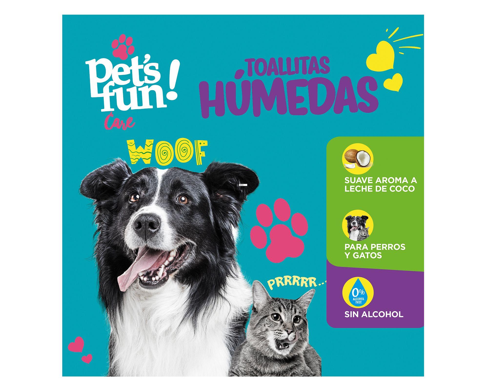 Toallitas húmedas para mascota 30 unidades Pet´s Fun-1
