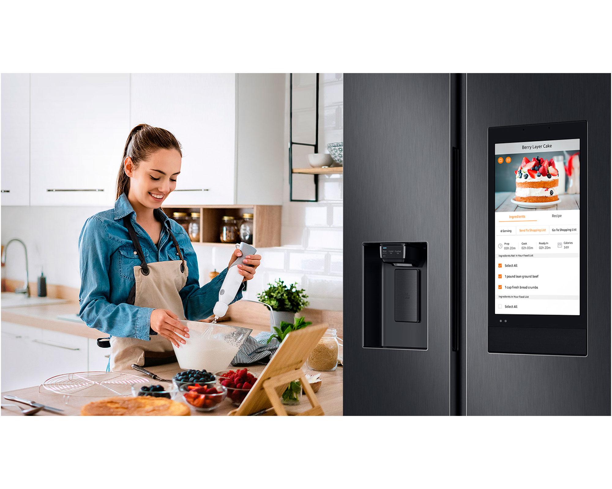 Side by Side no frost 585 litros RS58T5561B1/ZS negro Samsung-23