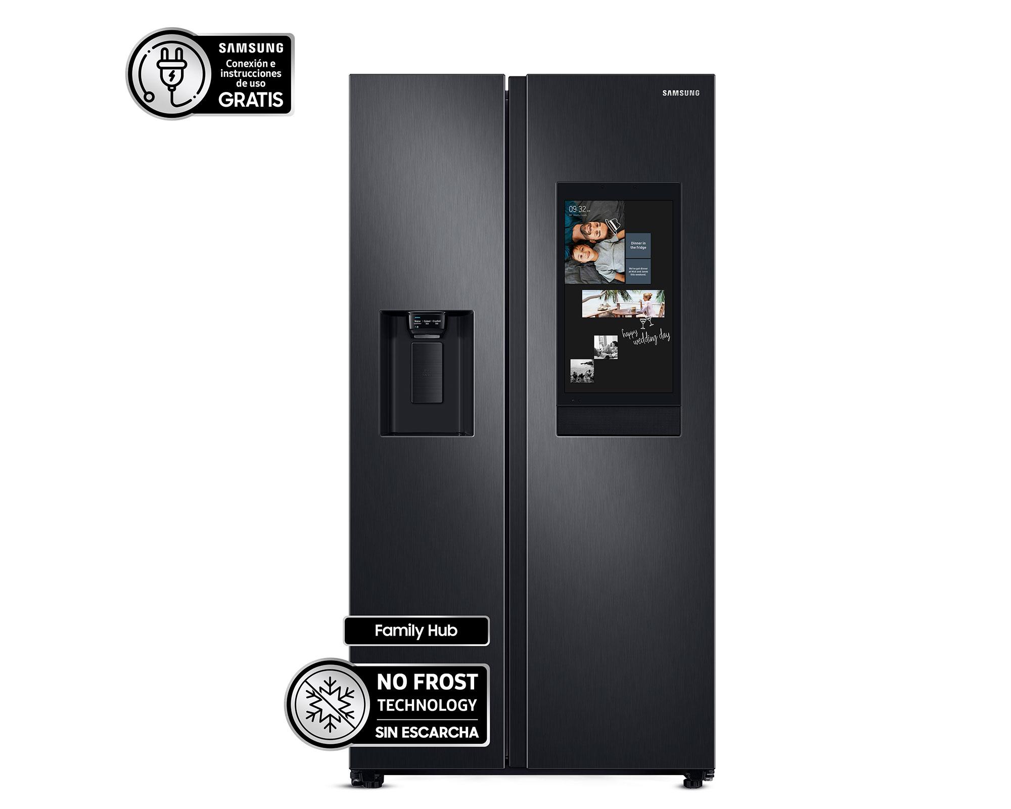 Side by Side no frost 585 litros RS58T5561B1/ZS negro Samsung-16