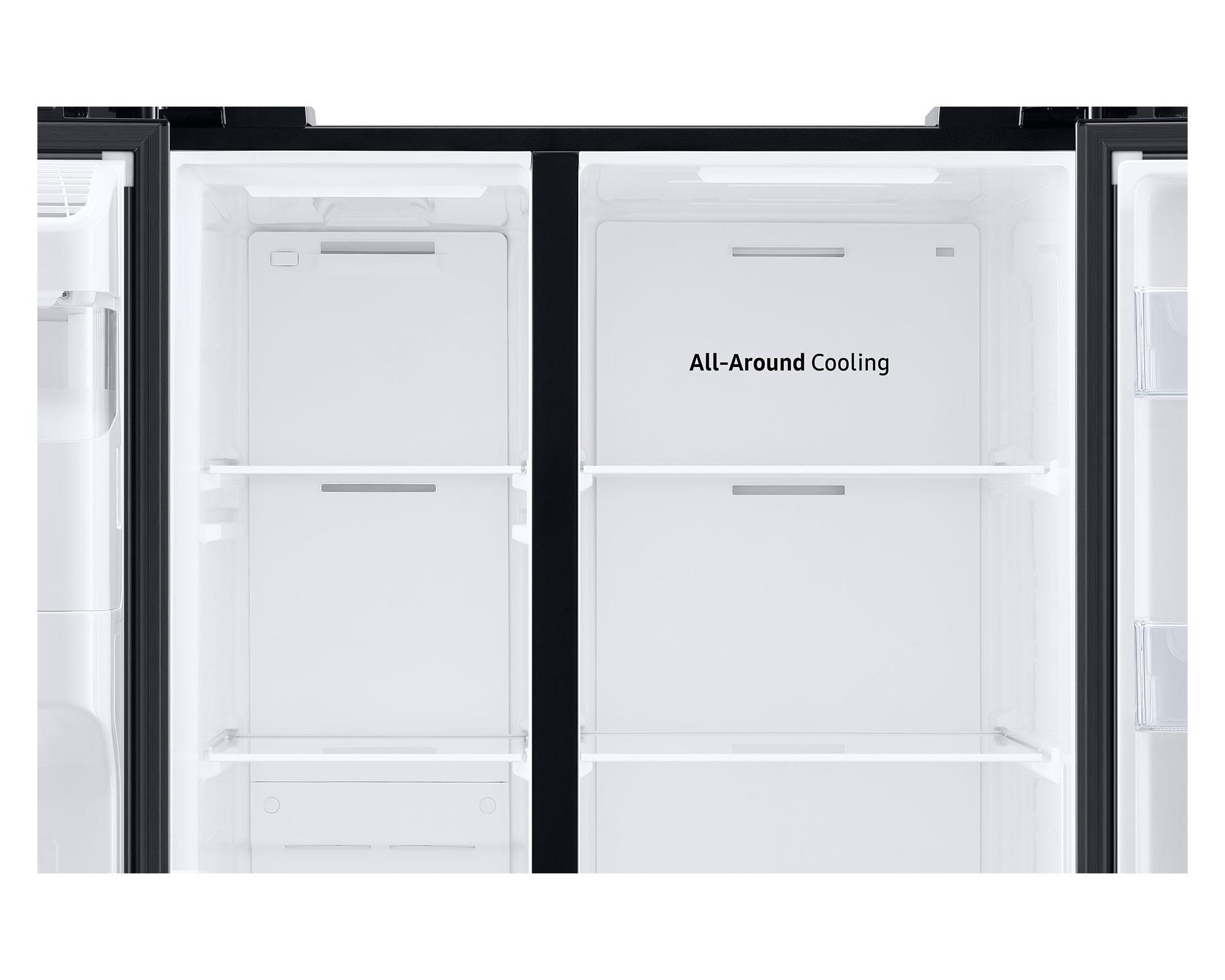 Side by Side no frost 585 litros RS58T5561B1/ZS negro Samsung-11